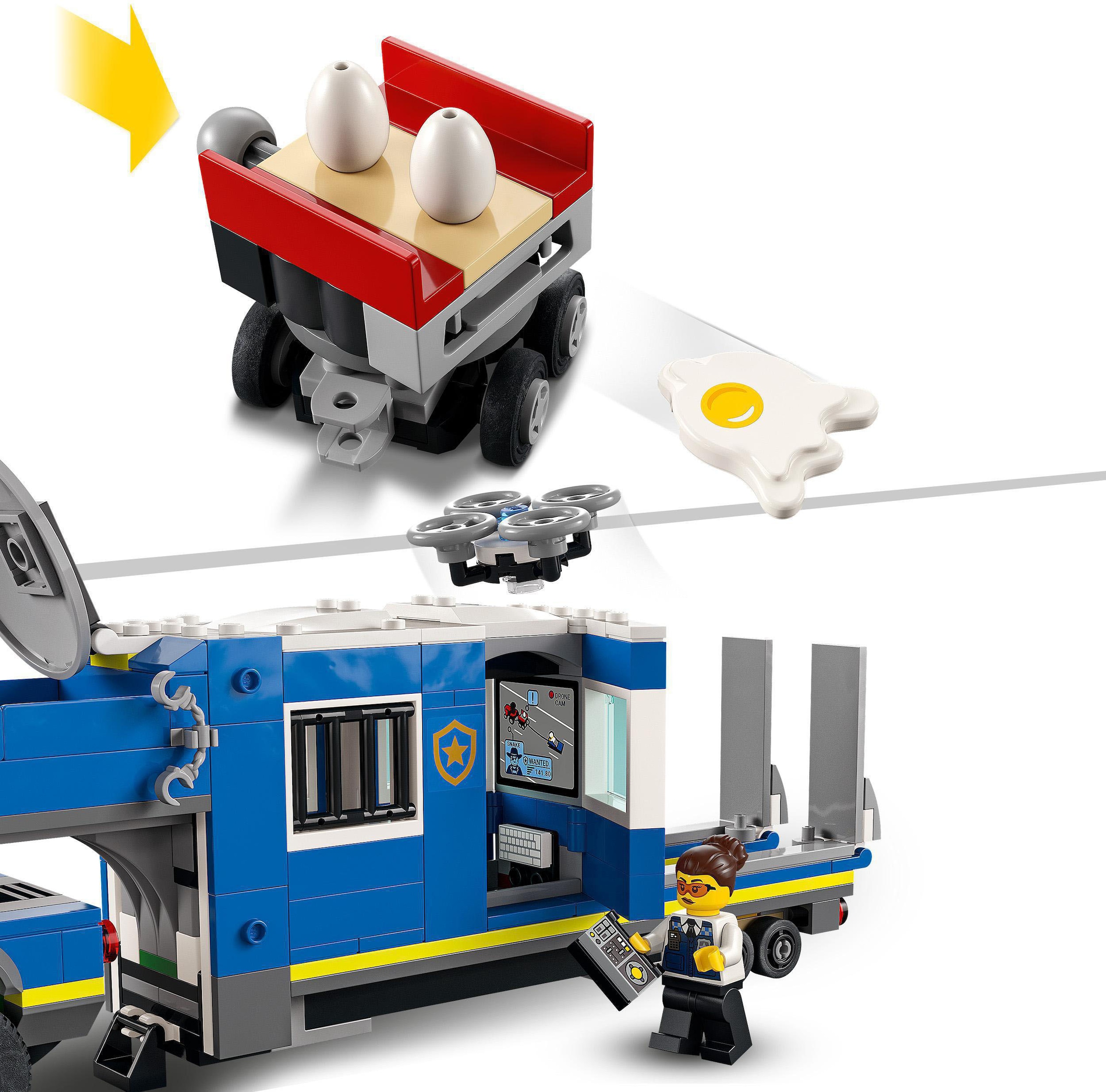 LEGO® Konstruktionsspielsteine »Mobile Polizei-Einsatzzentrale (60315), LEGO® City«, (436 St.)
