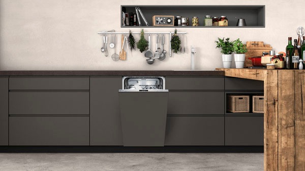 NEFF vollintegrierbarer Geschirrspüler N 50 »S855EKX14E«, 9 Maßgedecke, Time Light: auf den Boden projizierte Restlaufzeit