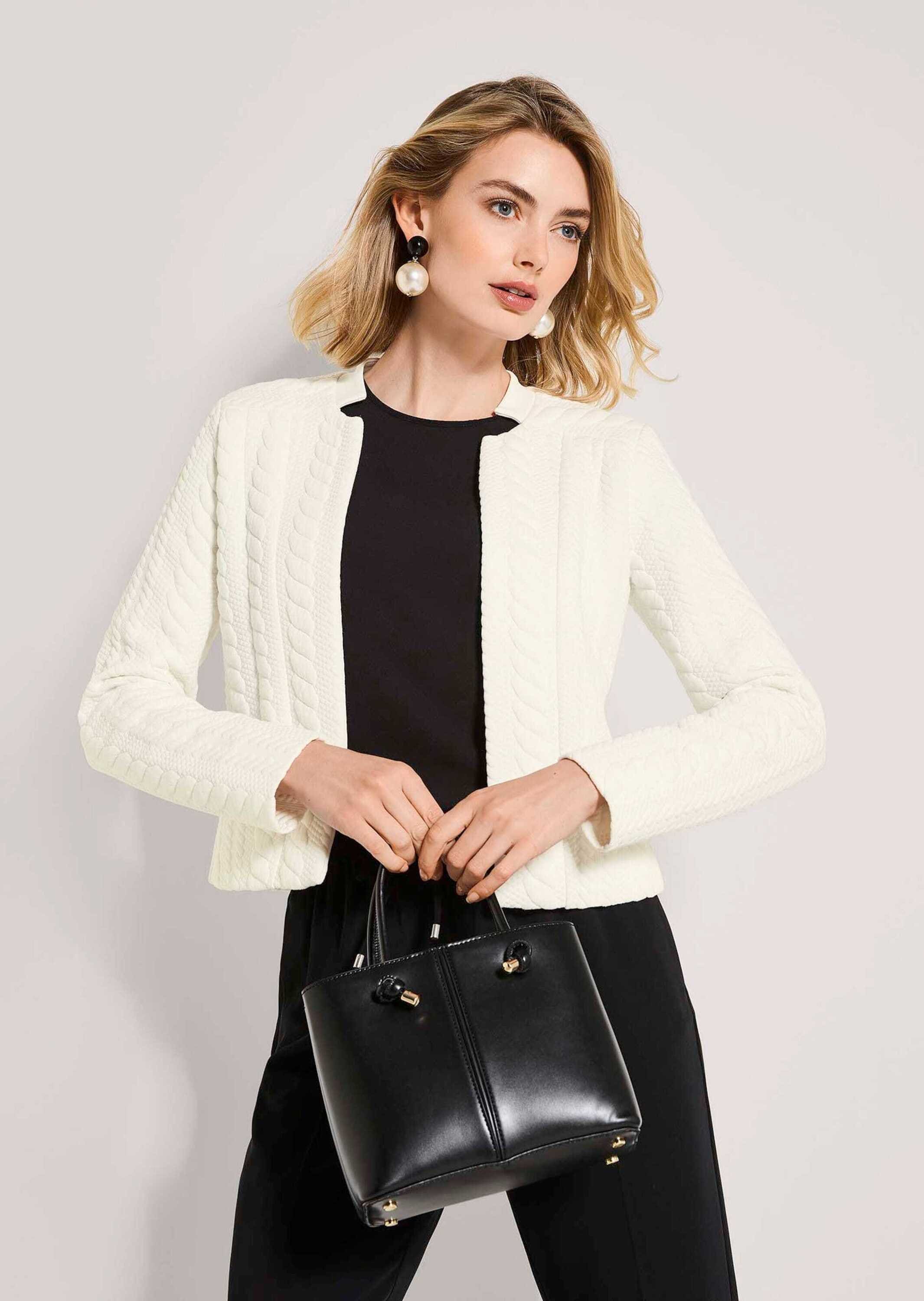 MADELEINE Jackenblazer »Blazer Langarm Jerseyblazer mit Stehkragen«