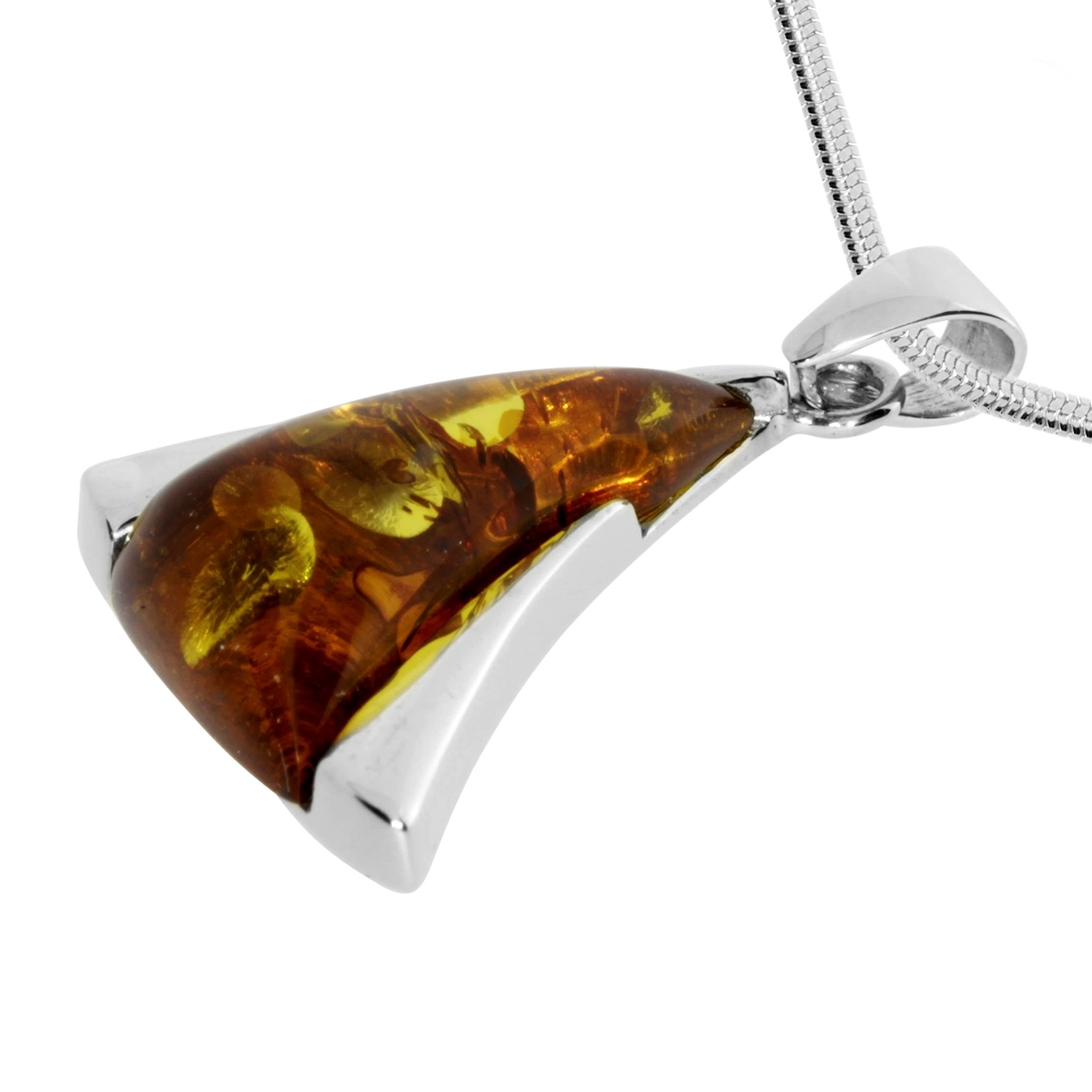 OSTSEE-SCHMUCK Kette mit Anhänger »- Imke 30 - Silber 925/000 - Bernstein«