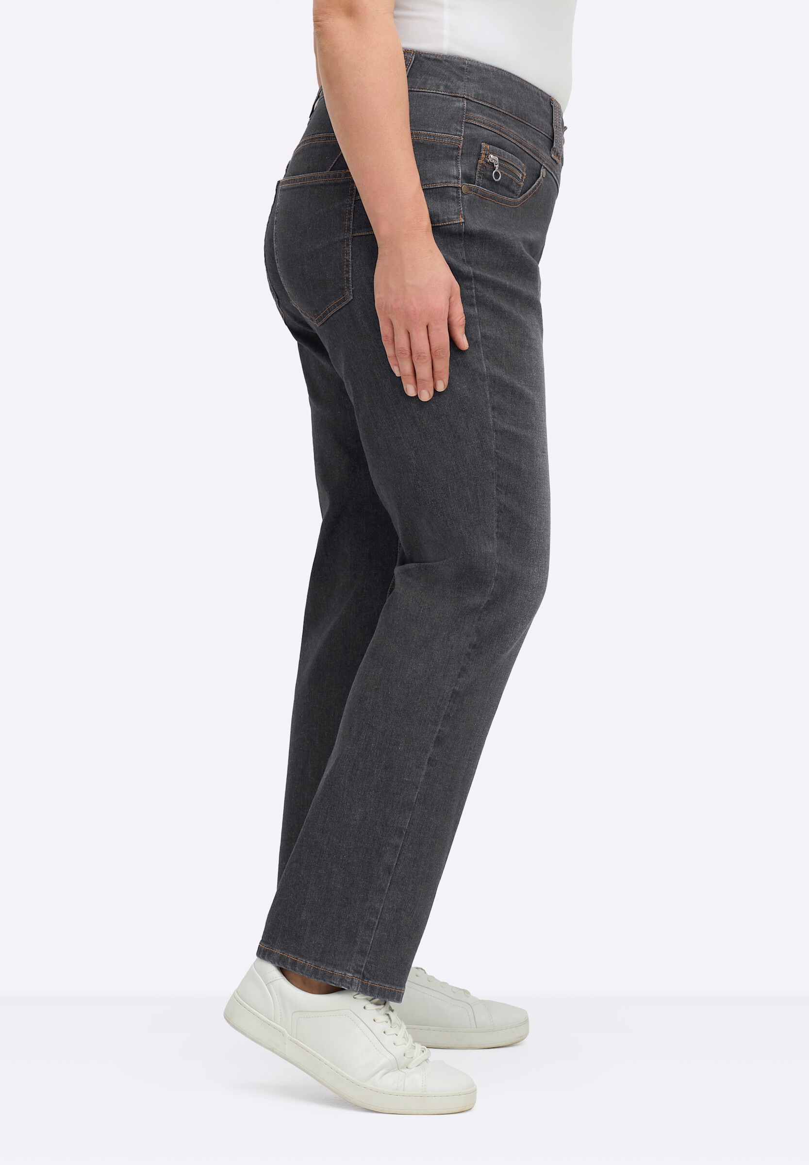 Sheego 5-Pocket-Jeans »Jeans Jeans mit Push-up-Effekt«