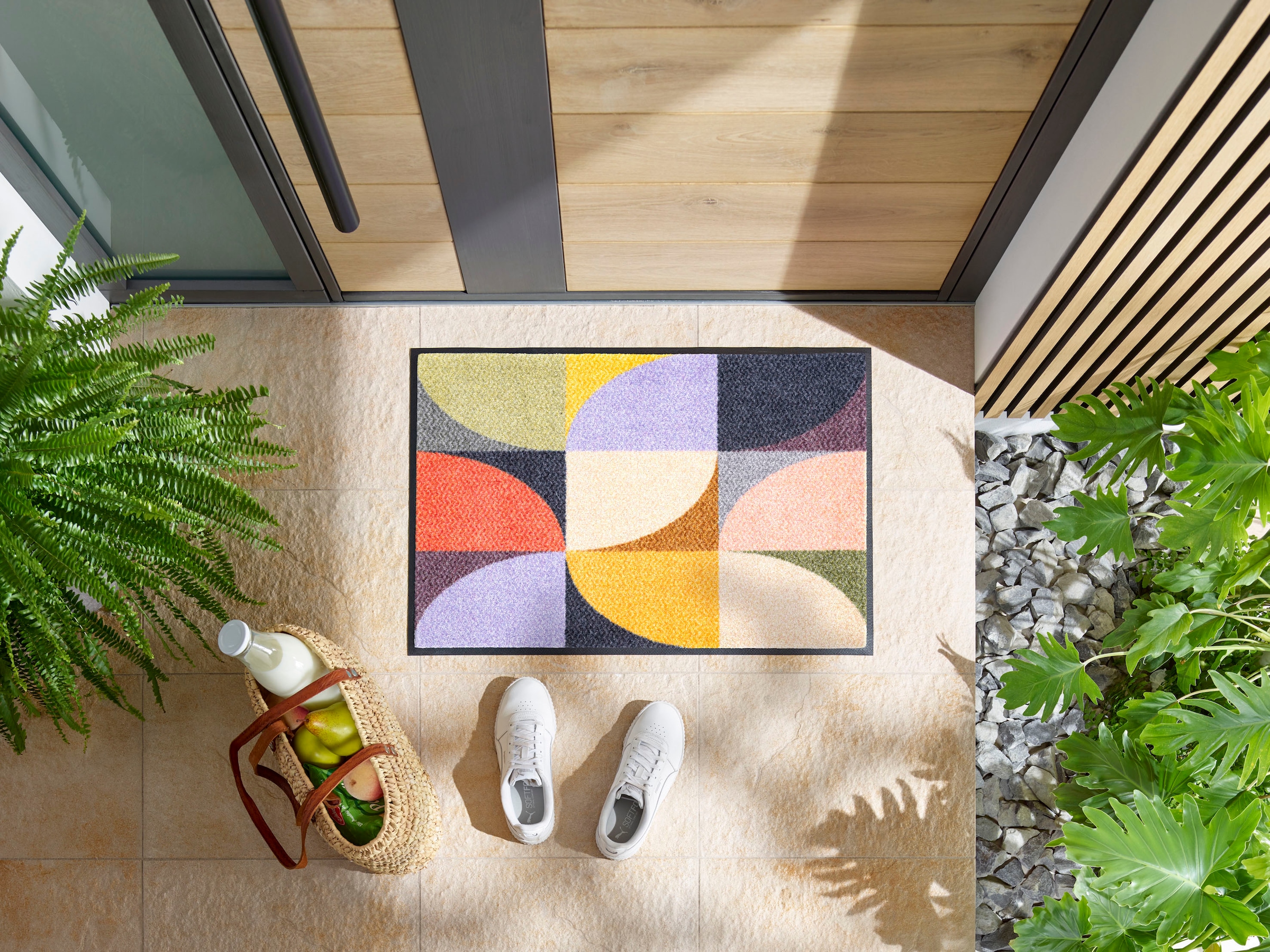 wash+dry by Kleen-Tex Fußmatte »Colour Moments« rechteckig 7 mm Höhe
