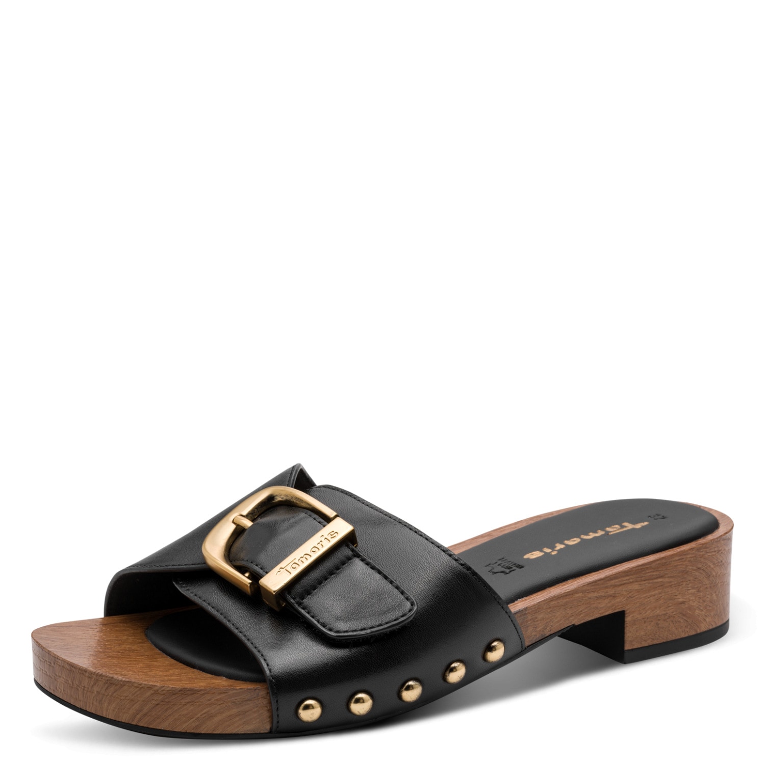 Tamaris Pantolette  Sommerschuh, Schlüpfschuh mit markanter Zierschnalle