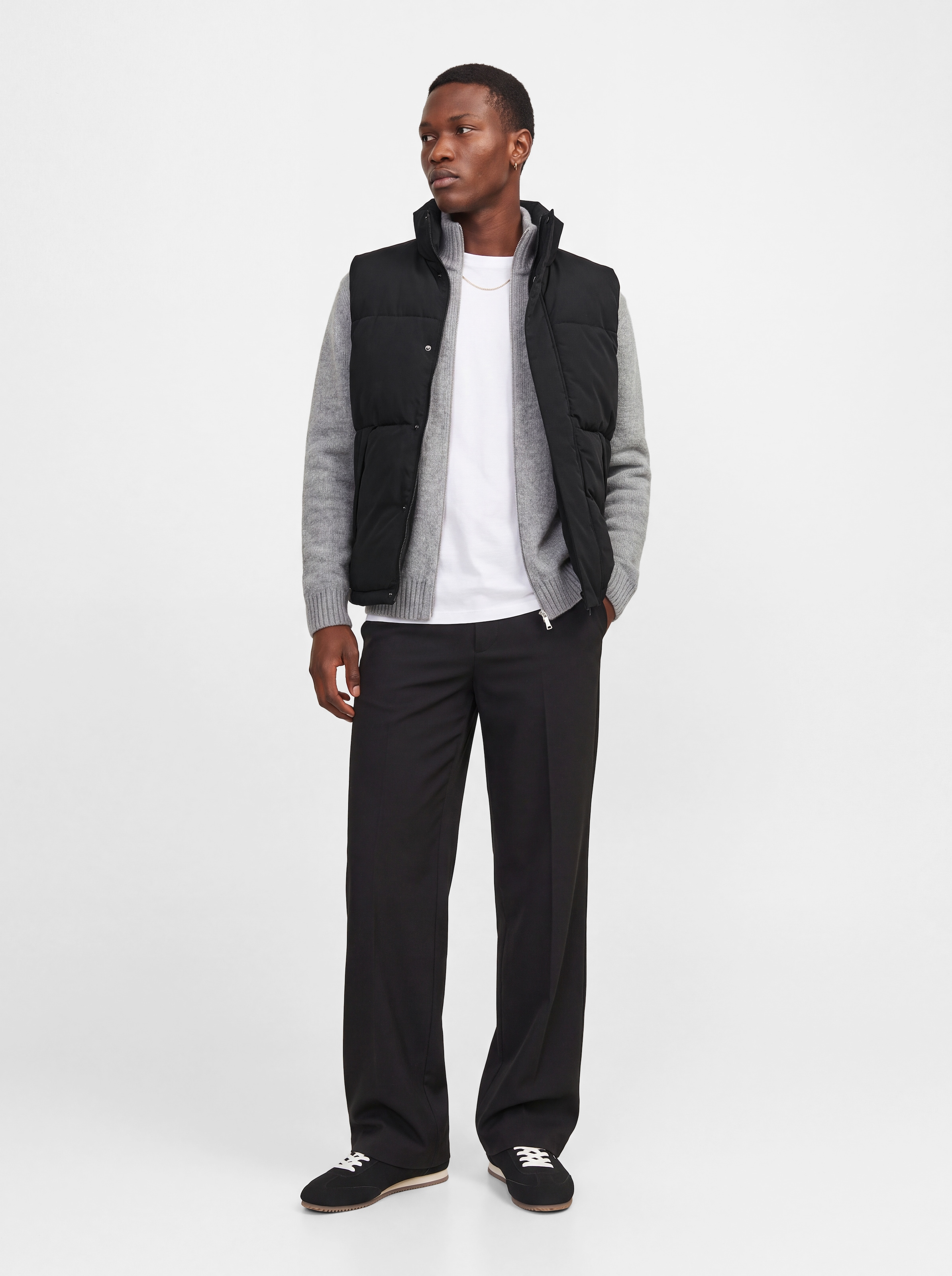 Jack & Jones Steppweste »JJESOHO BODYWARMER AW26 SN« Kunstfaser, mit Stehkragen