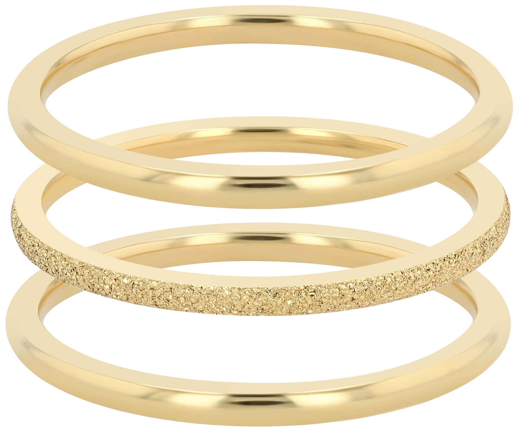 Adelia´s Fingerring »Damen Ring aus Edelstahl«