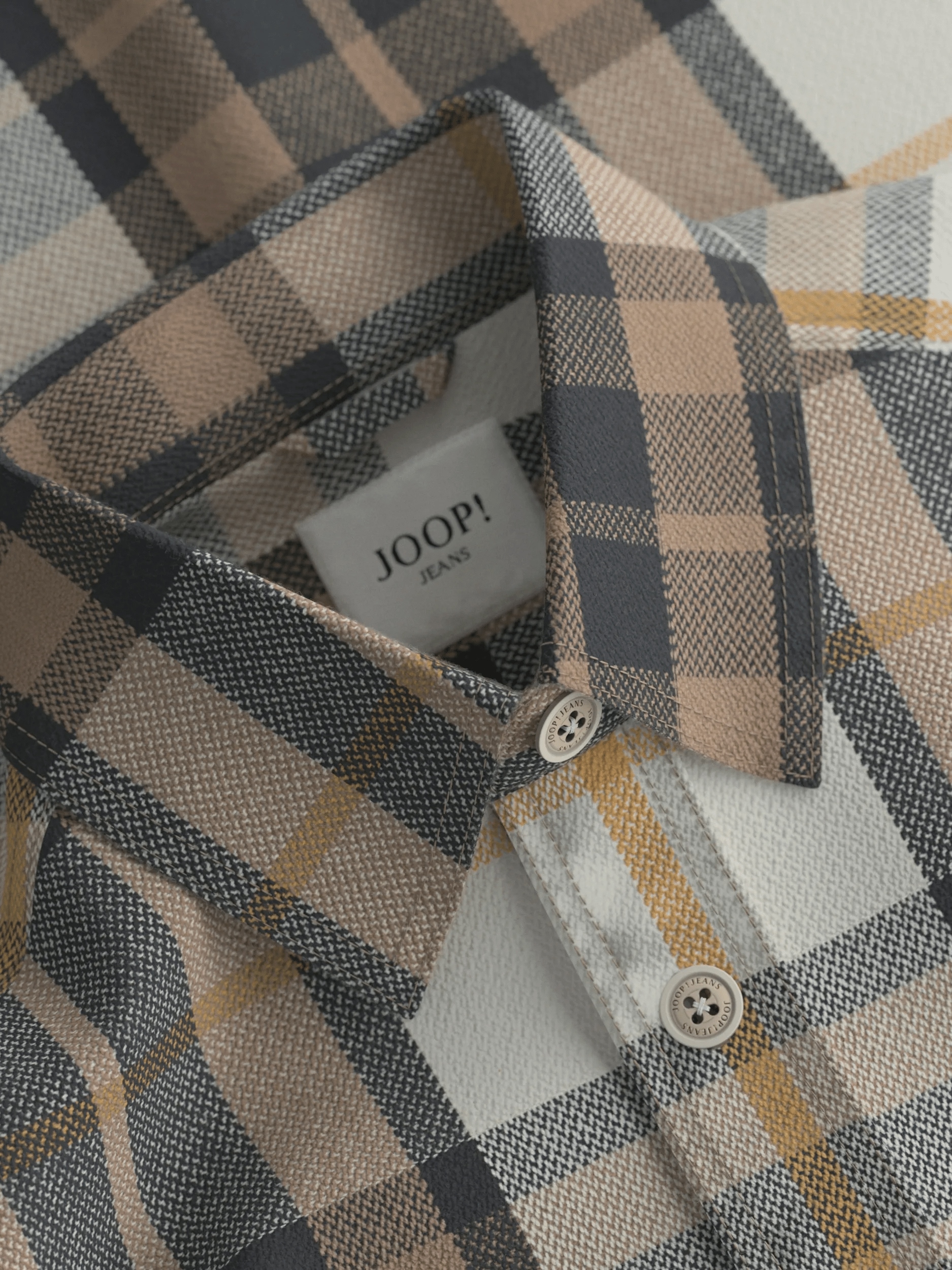 Joop Jeans Langarmhemd »Hadi« Regular fit mit Karomuster