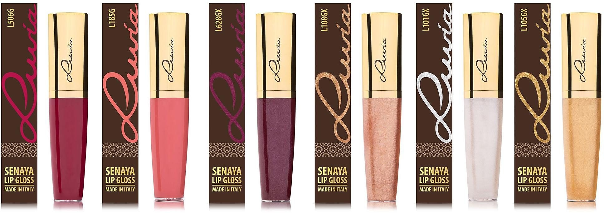 Luvia Cosmetics Lipgloss »Senaya Luxurious Colors«, (Set, 6 tlg.)
