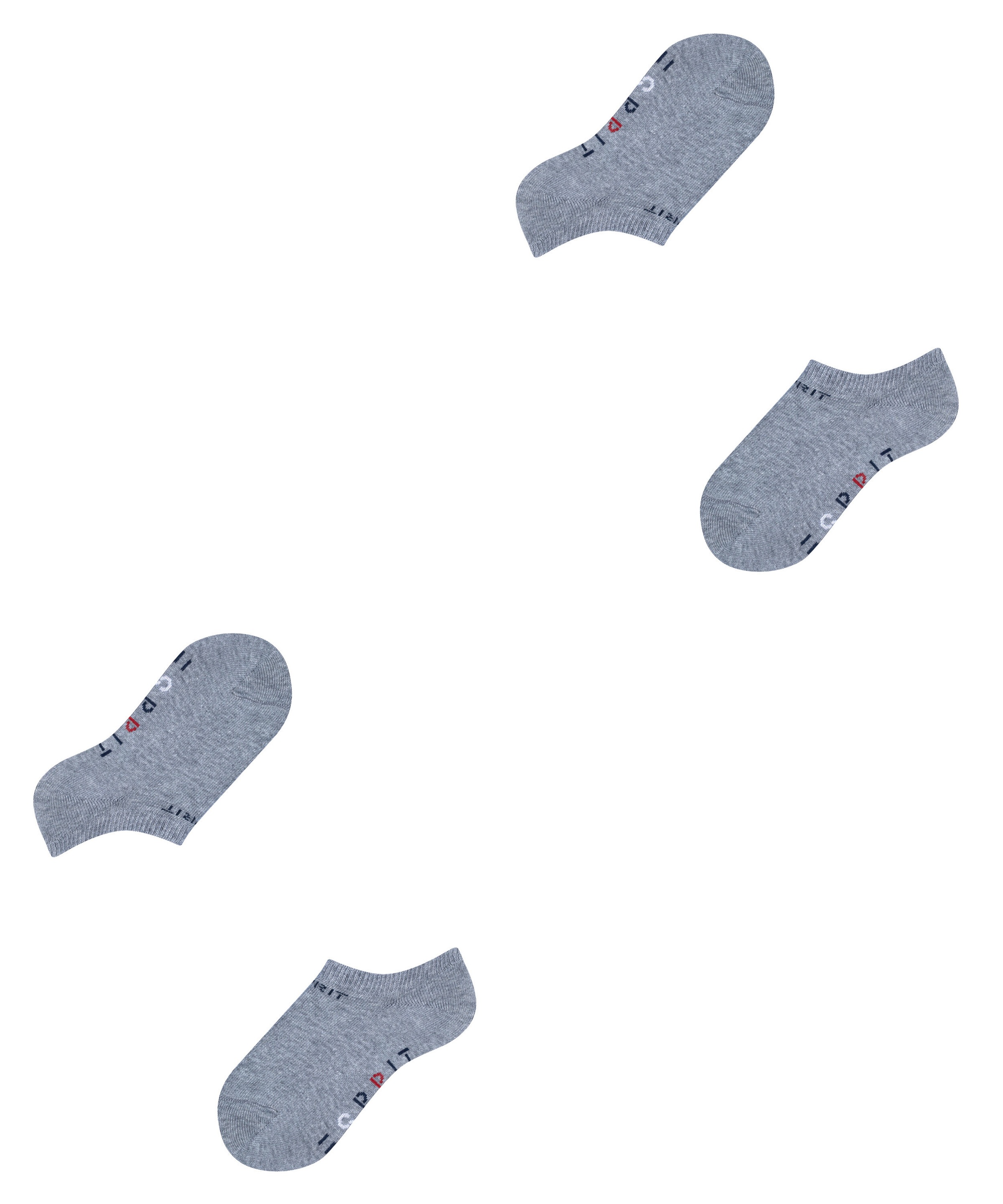 Esprit Sneakersocken »Foot Logo« 2 Paar,  verstärkt, knöchelfrei, Cotton-Mix