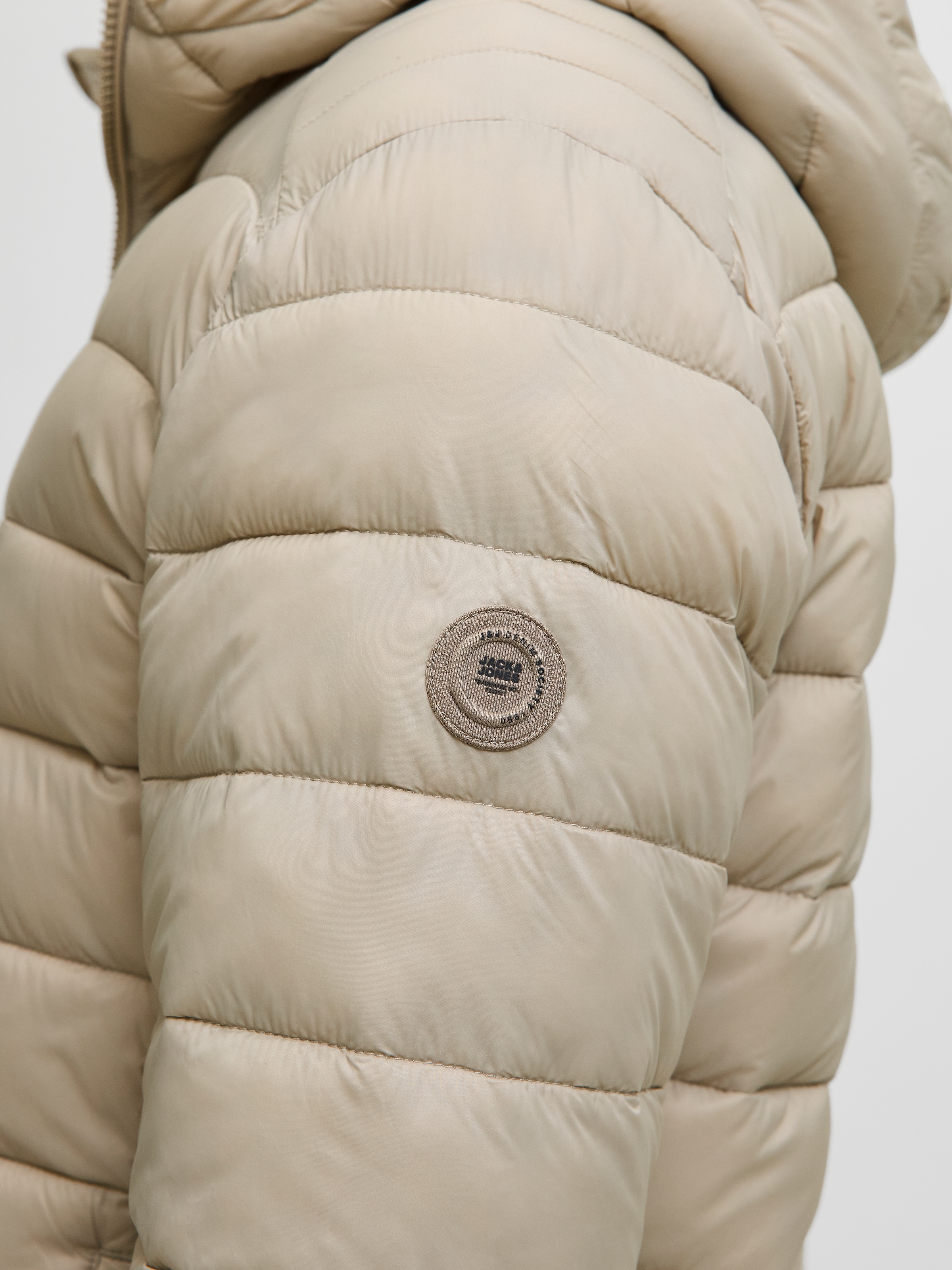Jack & Jones Steppjacke »JJEBRADLEY LIGHT PUFFER HOOD NOOS«, mit Kapuze