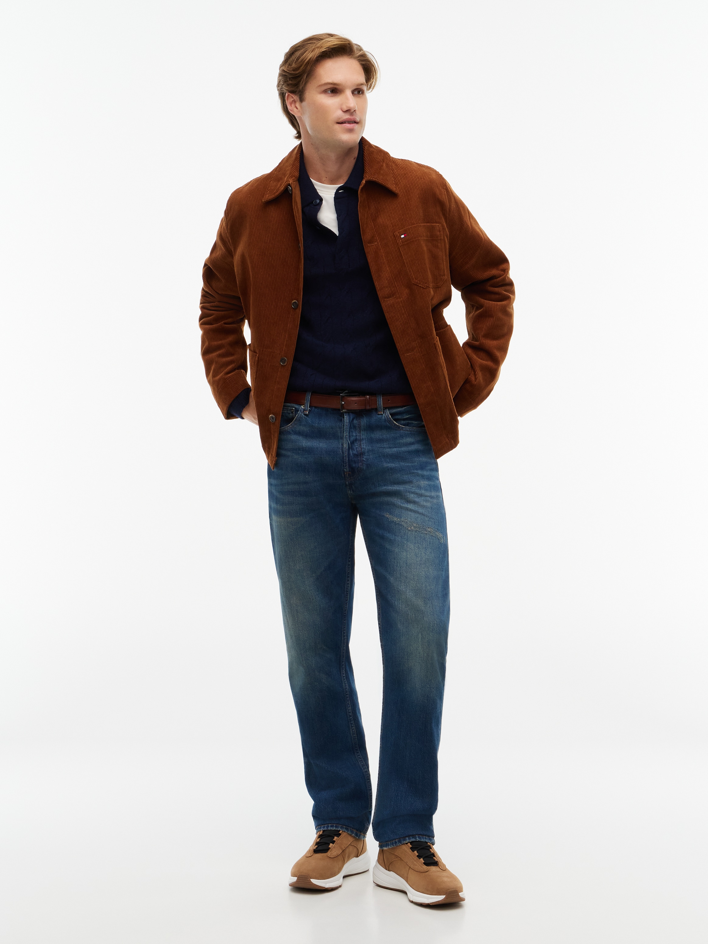 Tommy Hilfiger Schnürboots »HILFIGER SDE WARM HYBRID CHUKKA«  High Top-Sneaker, Herbstboots mit Ösen und Kontrastbesatz
