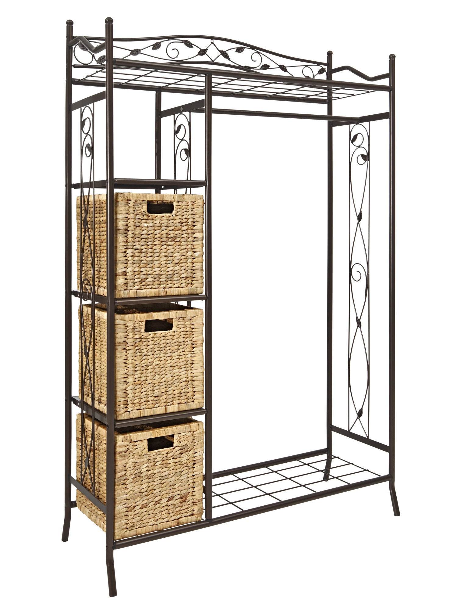 Standgarderobe, aus Metall