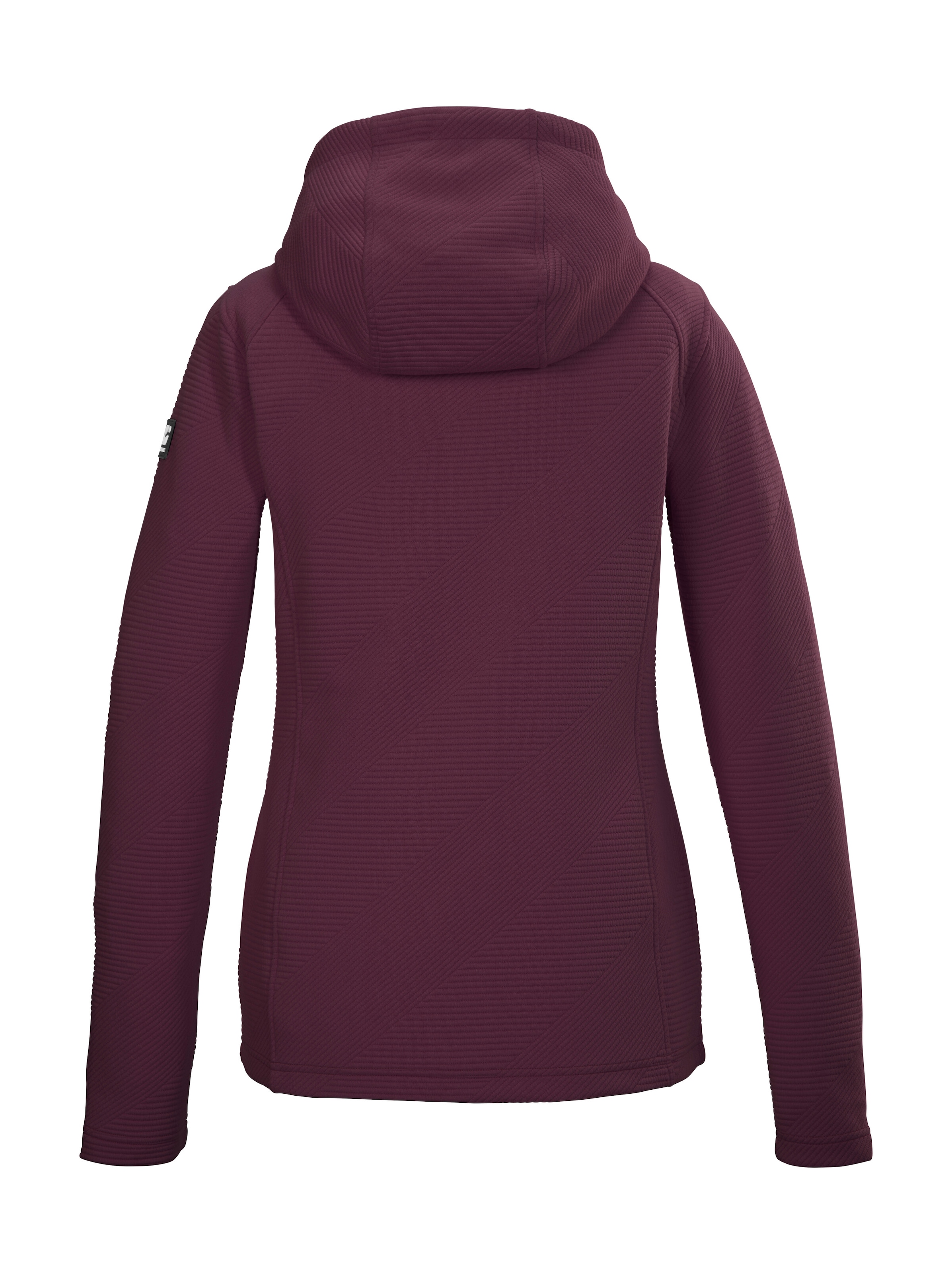 Killtec Strickjacke »KOS 33 WMN FLX JCKT«, Damen Powerstretchjacke mit Kapuze, Taschen, Kinnschutz