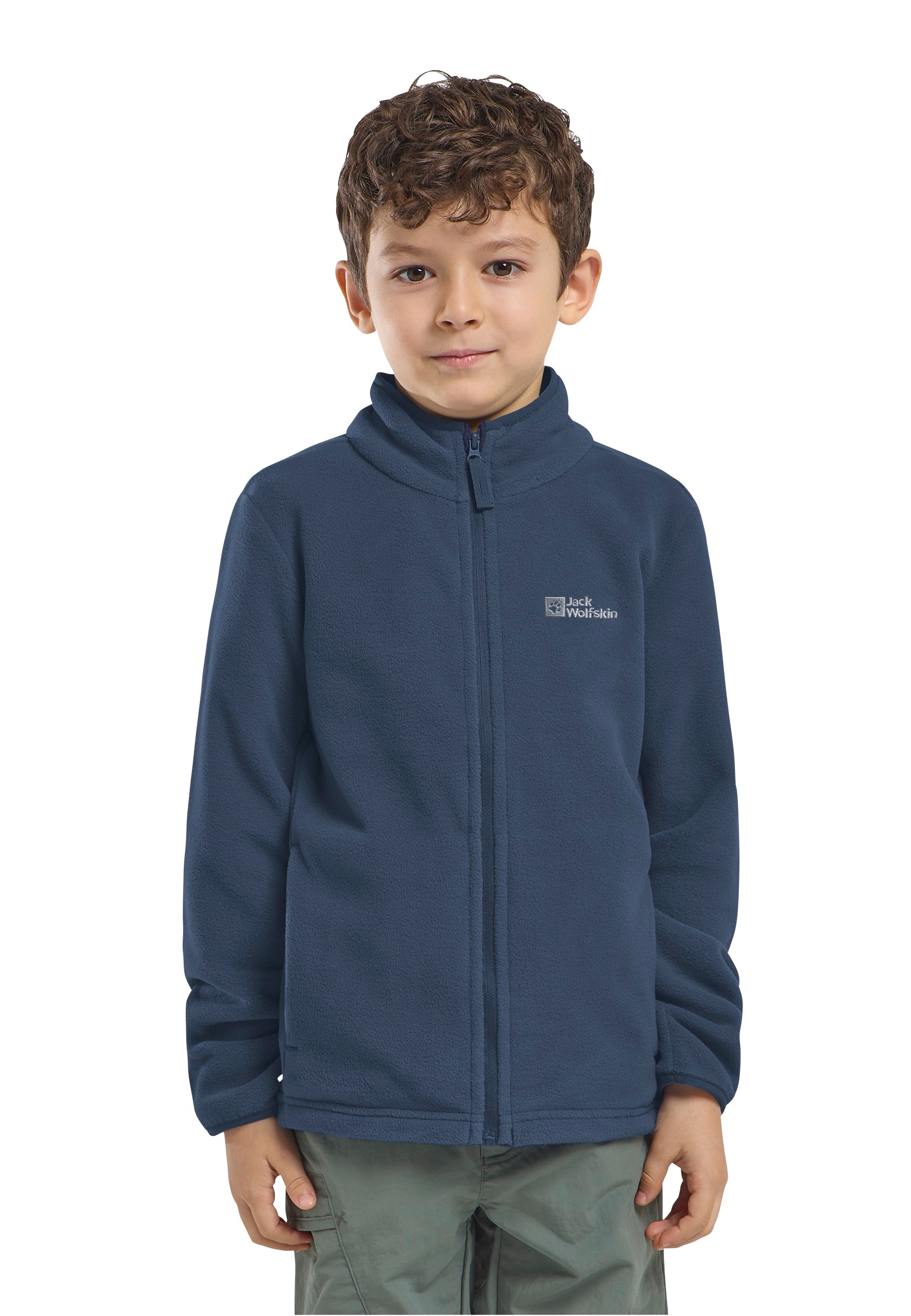 Jack Wolfskin Fleecejacke »TAUNUS JACKET K«, Winddicht, atmungsaktiv, Übergangsjacke