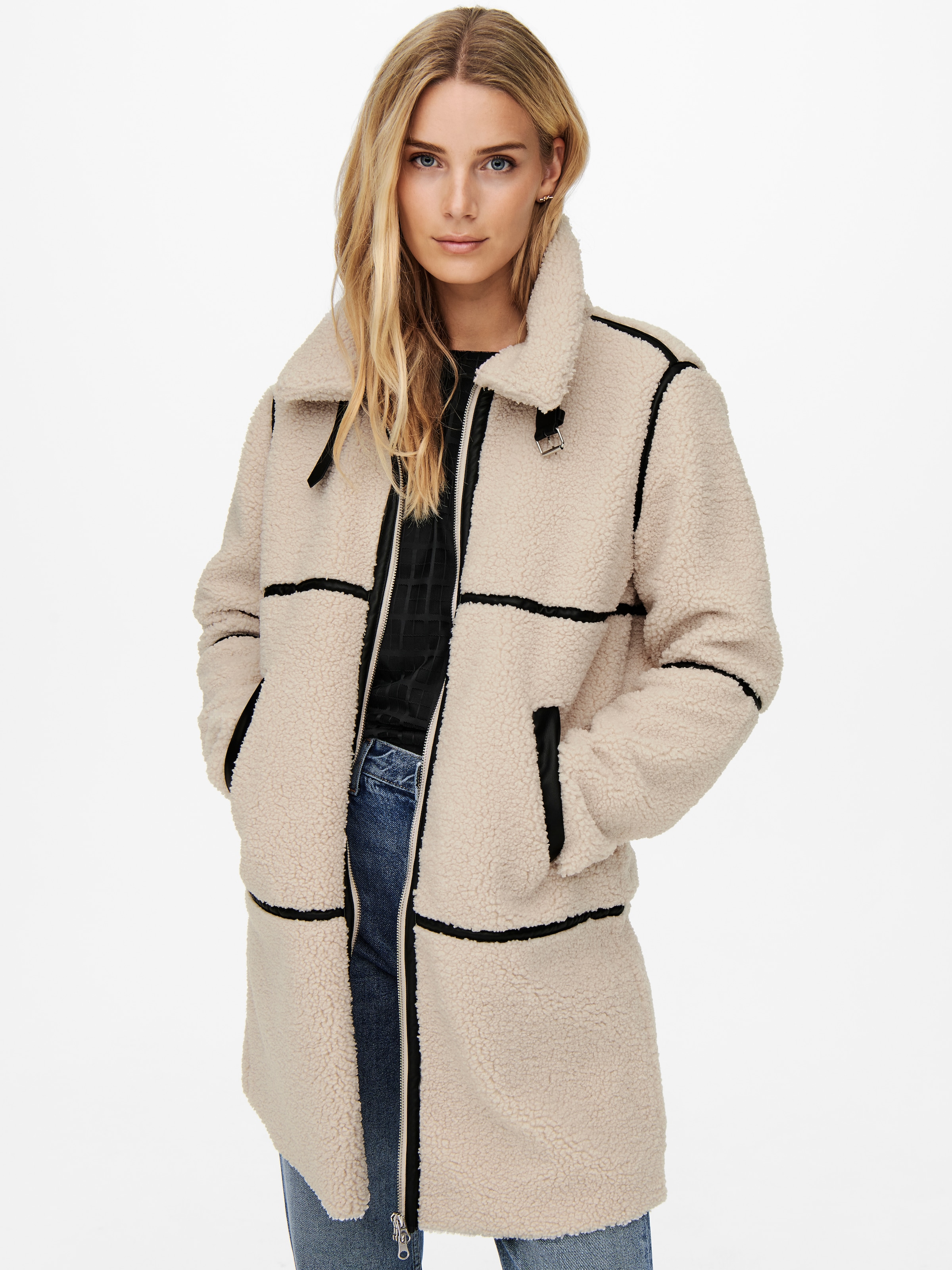 JDY Kurzmantel »JDYFROSTY LIFE TEDDY LONG JKT OTW NOOS«