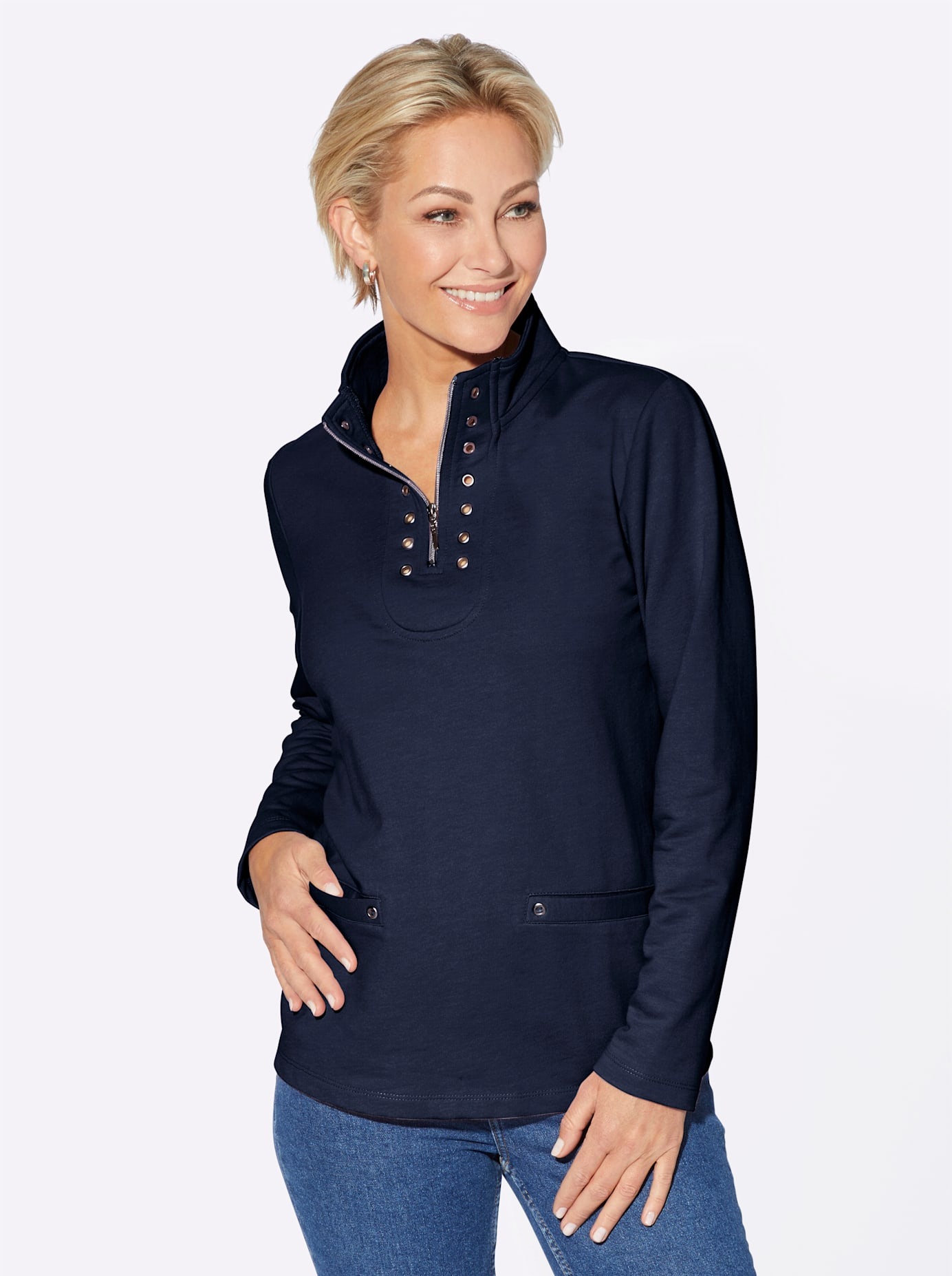 Casual Looks Langarmshirt »Shirt«, (1 tlg.)