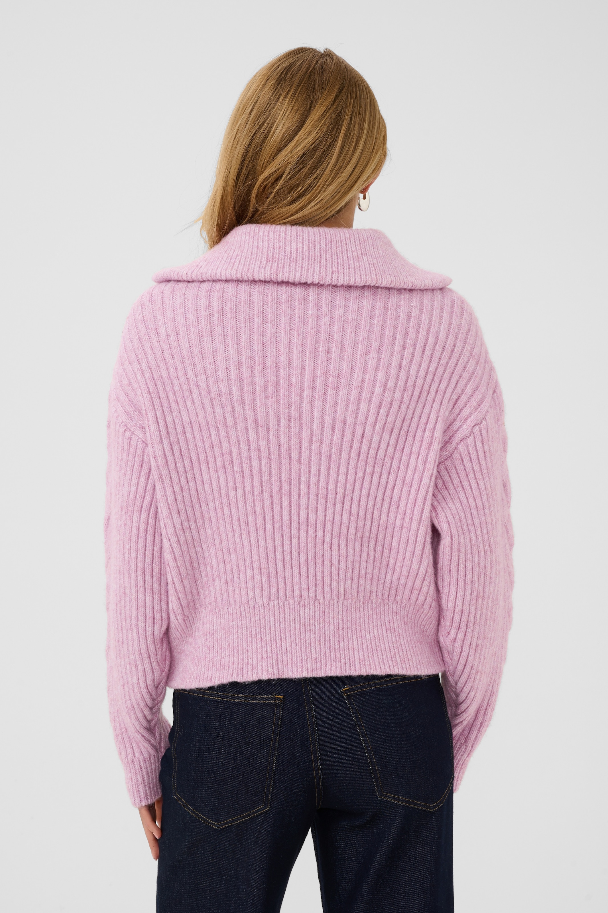 Saint Tropez Troyer »TalmaSZ Pullover« Materialmix, Regular fit, Zopfstrickmuster