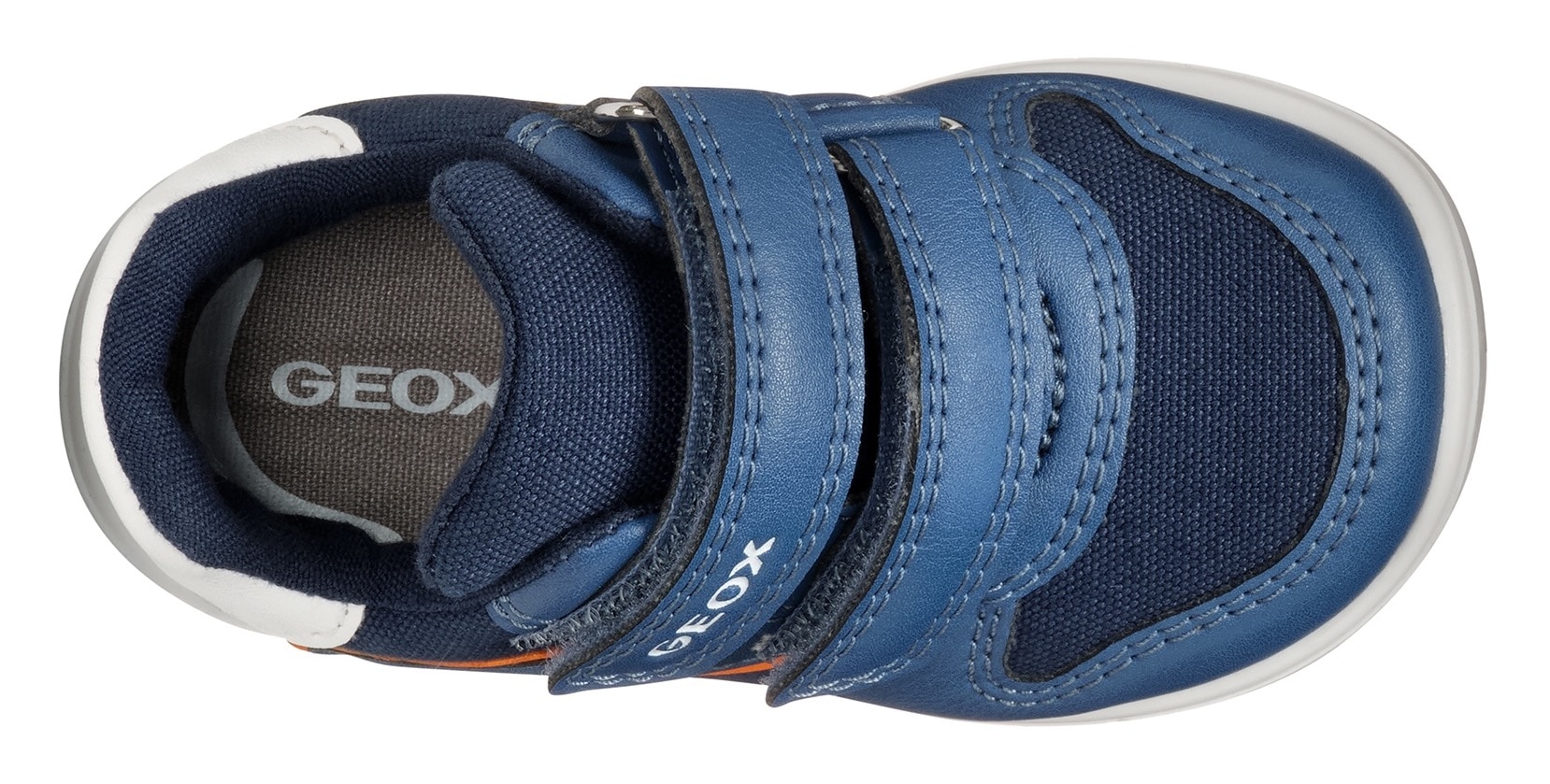 Geox Lauflernschuh »B ZAPITO BOY«, Freizeitschuh, Babyschuh, Klettschuh mit modischem Farbeinsatz