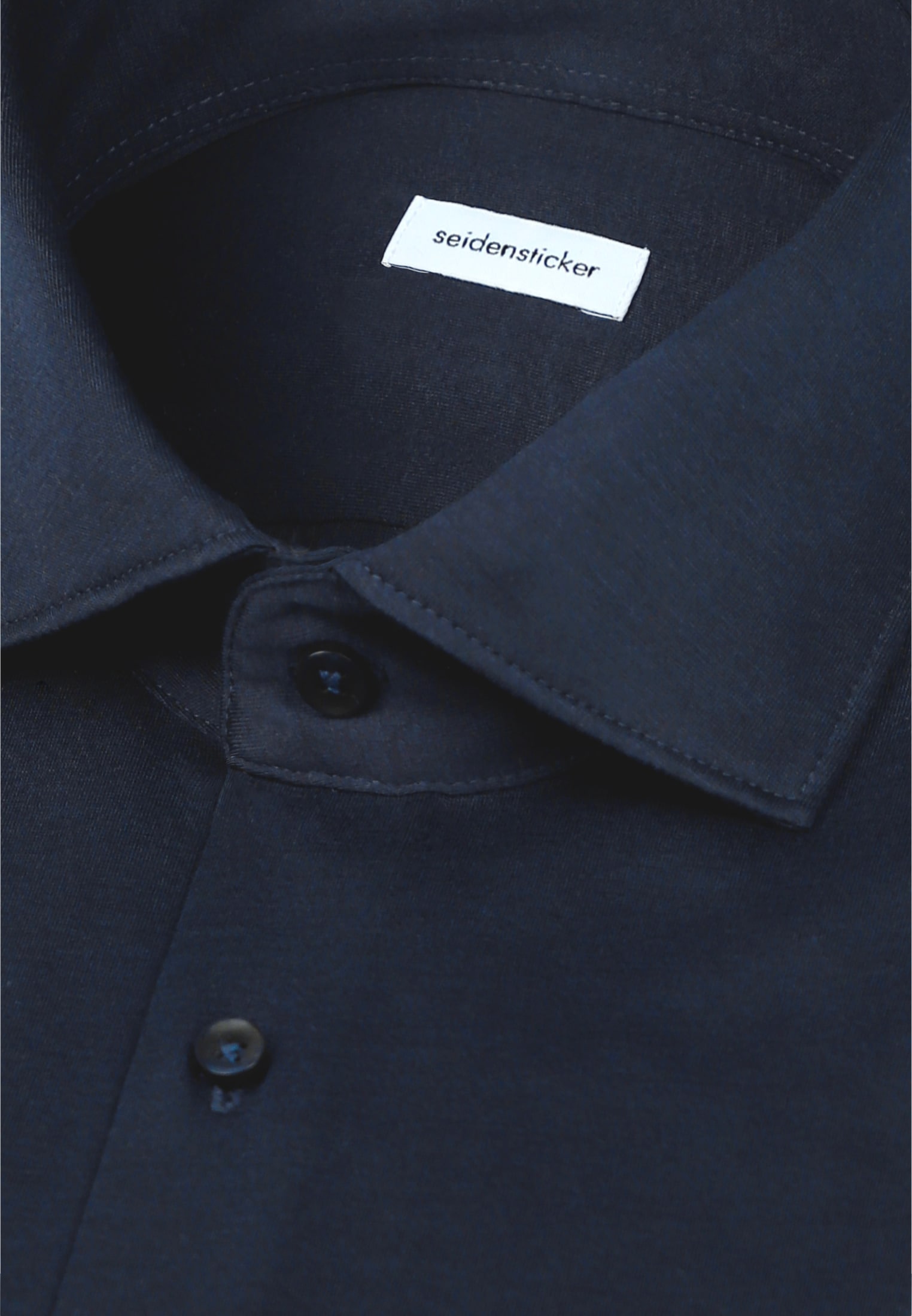 seidensticker »Schwarze Rose« Regular 1/1 Kentkragen Uni