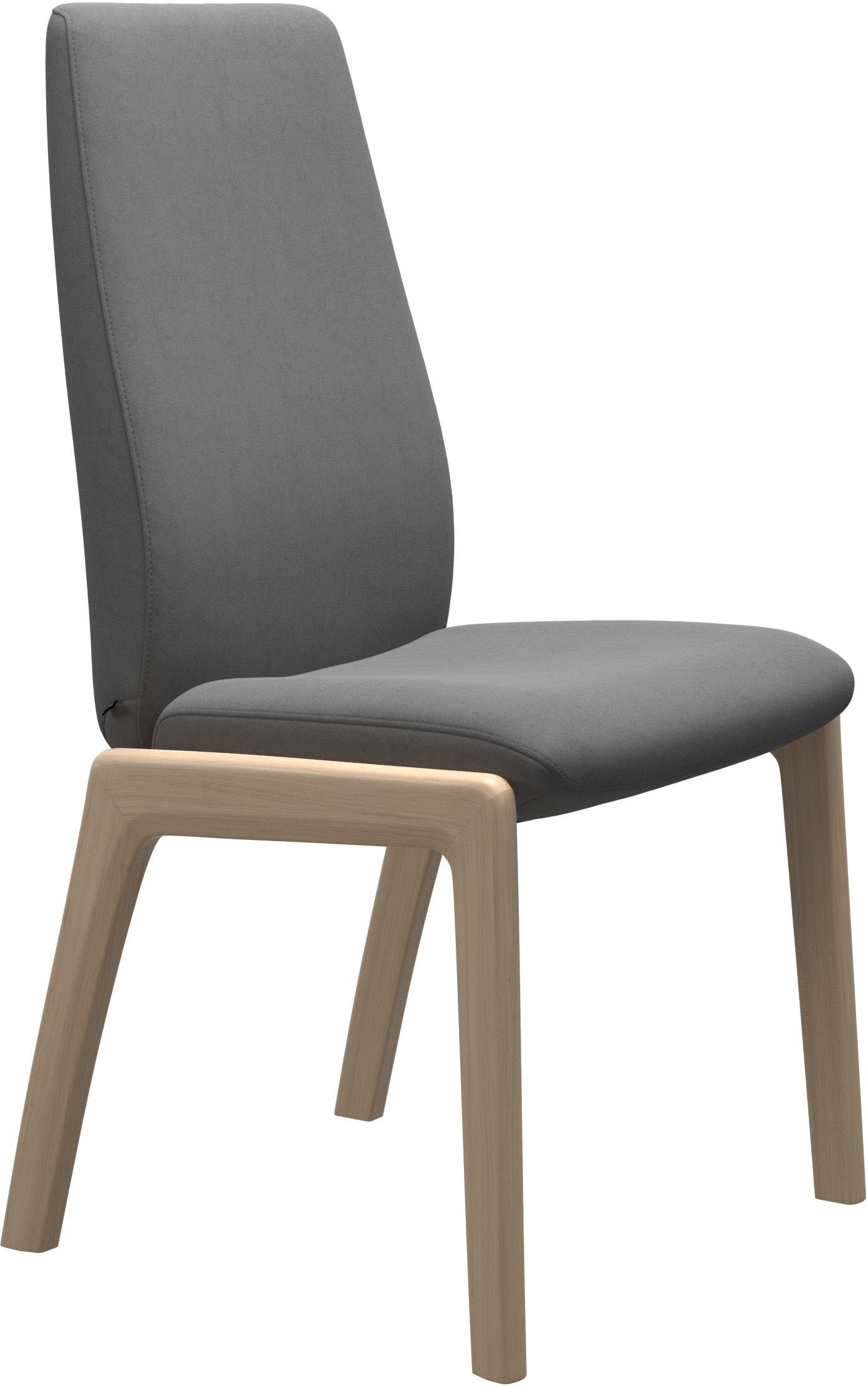 Stressless® Polsterstuhl »Laurel«, Microfaser DINAMICA, High Back, Größe L, mit abgerundeten Beinen in Eiche natur