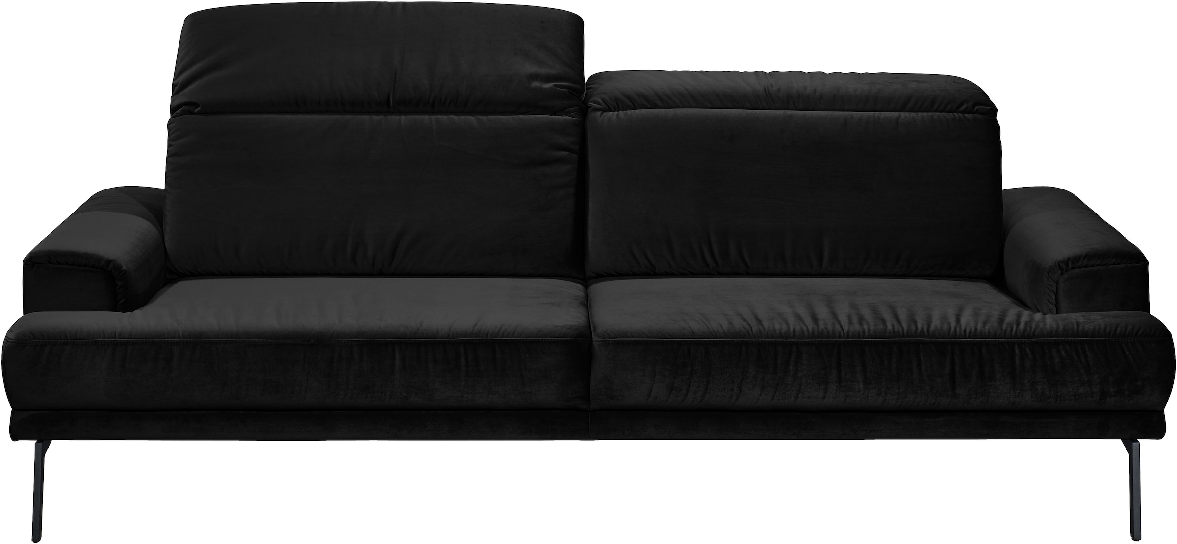 Musterring 3-Sitzer »MR 4580«, inkl. Kopf- und Sitztiefenverstellung, Fuß schwarz, B228 x T103 cm