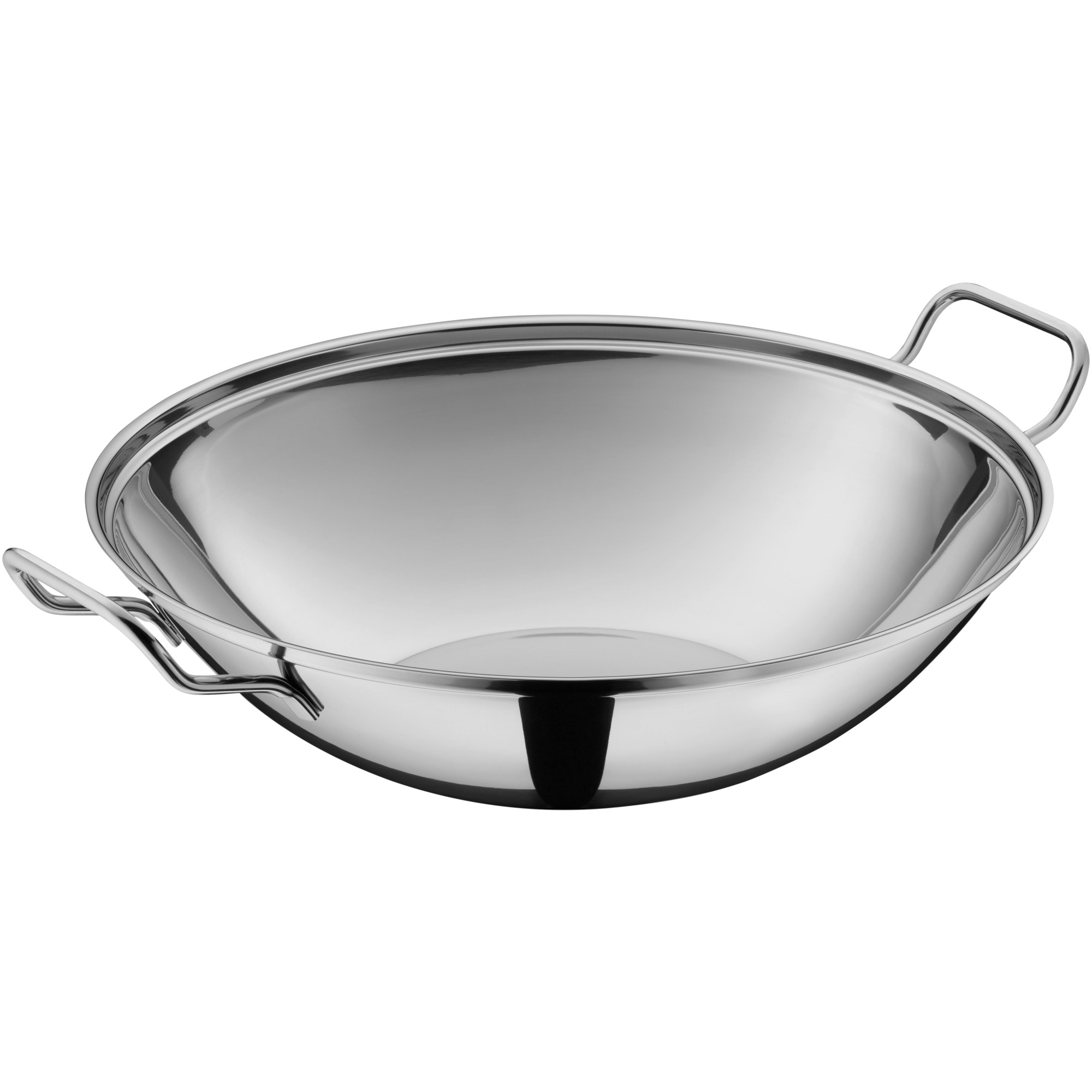 WMF Wok »Party Taiwan Wokpfanne Induktion«, Cromargan® Edelstahl Rostfrei 18/10, (Set, 3 tlg.), Wok mit Deckel und Ablagegitter, für alle Herdarten geeignet