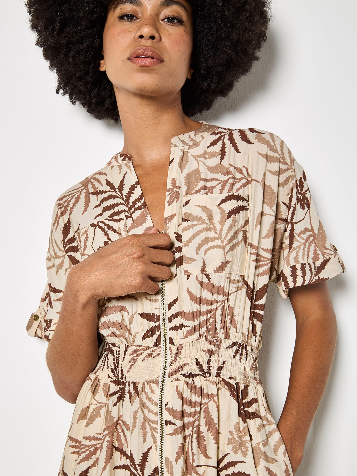 Apricot Midikleid »Midikleid« Druck