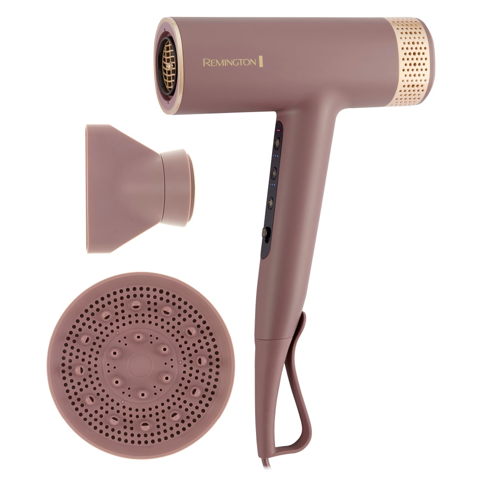 Remington Haartrockner »AIRviveDigital Haartrockner (EC8930)« 1.600 W 2 Aufsätze Digital Motor, Ionic Air, Anti-Frizz, 12 Heiz-&Geschwindigkeitsstufen