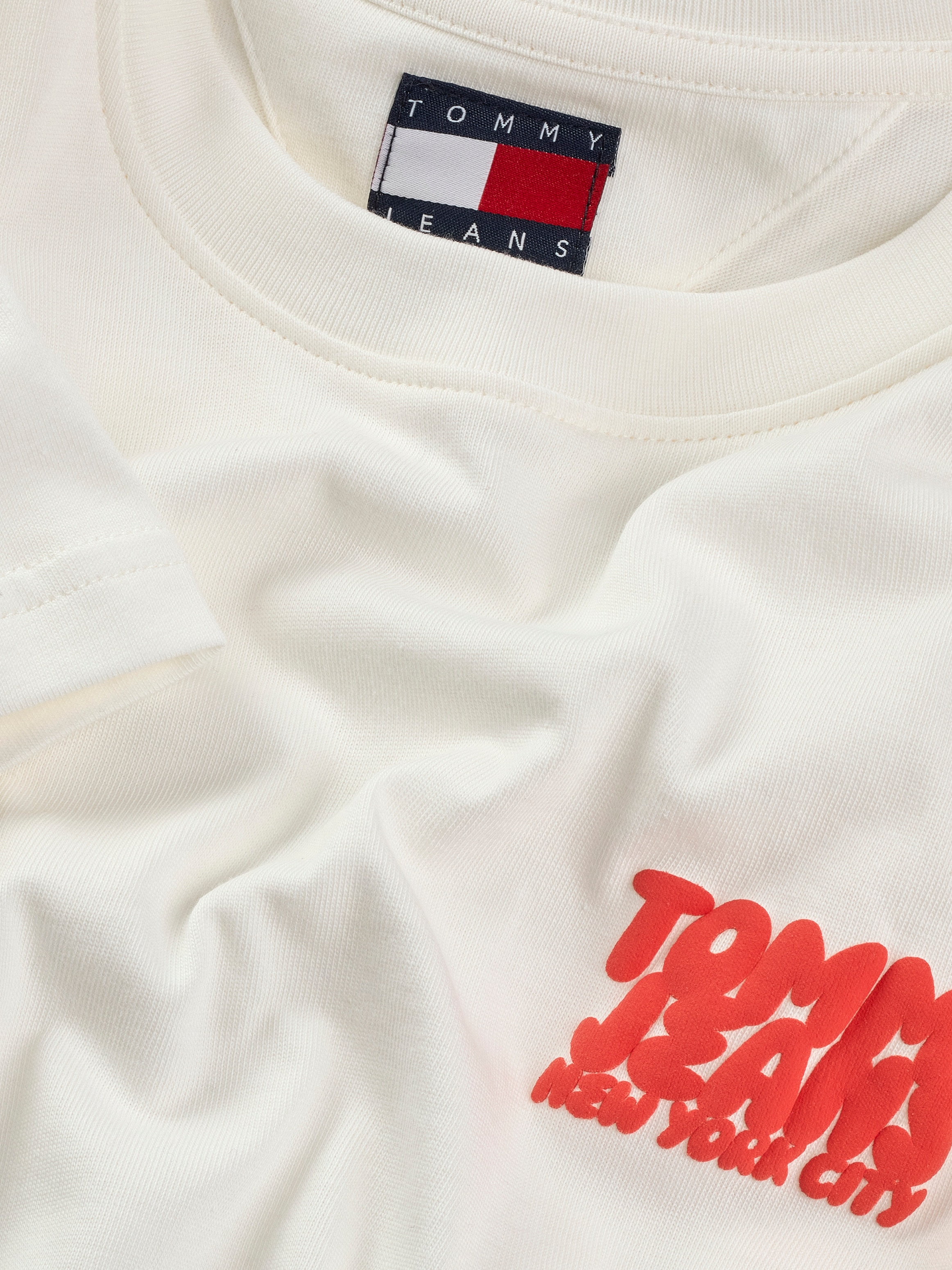 Tommy Jeans T-Shirt »TJW REG TJ BUBBLE TEE«, mit Logodruck