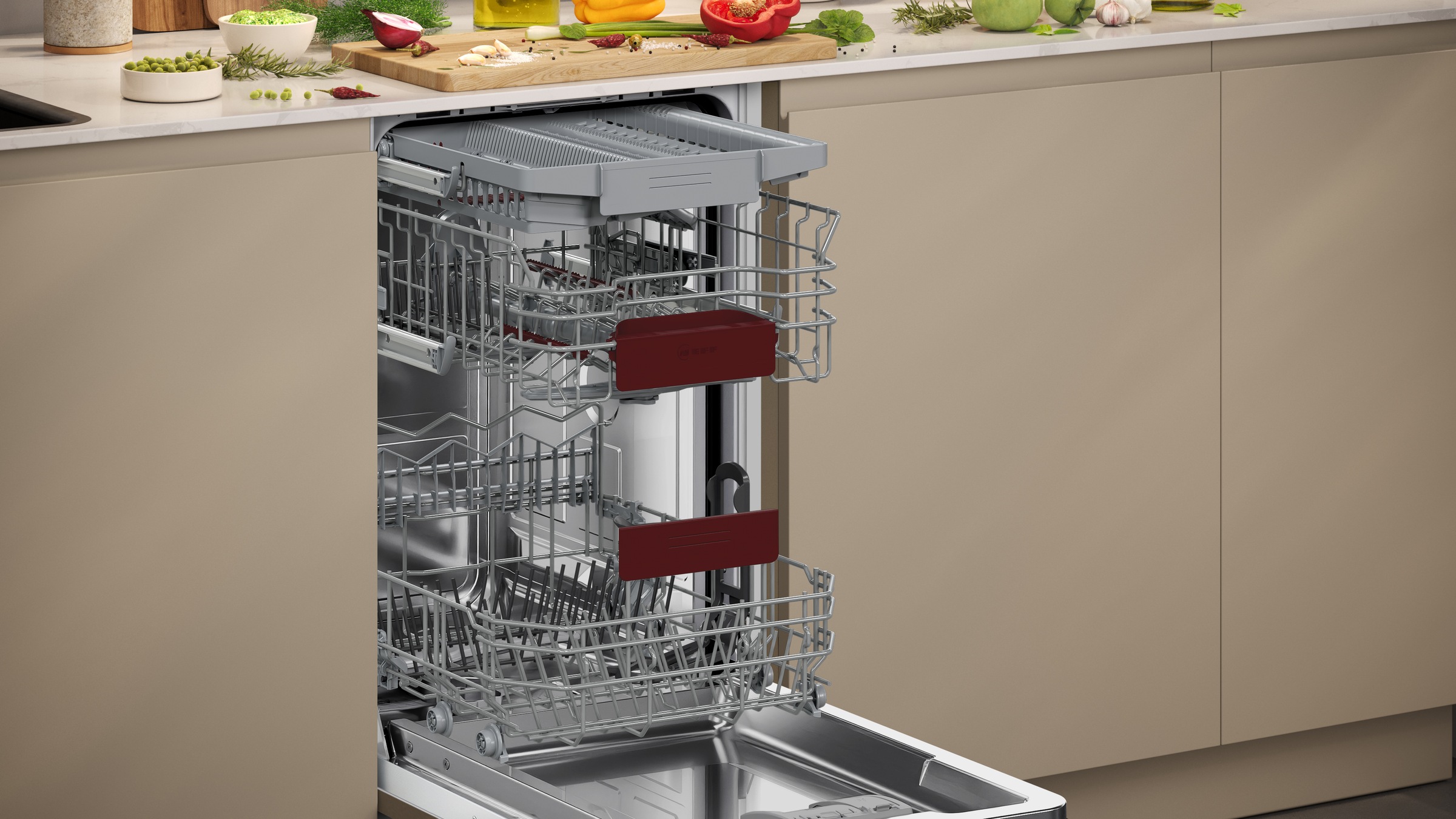 NEFF vollintegrierbarer Geschirrspüler N 50 »S855EMX34E« 10 tlg. Maßgedecke