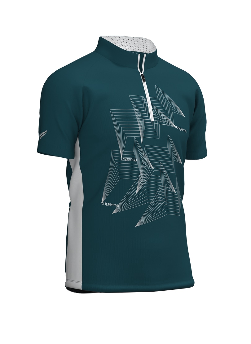 Trigema T-Shirt »TRIGEMA Fahrradjacke mit Spiralförmigen Design« 1