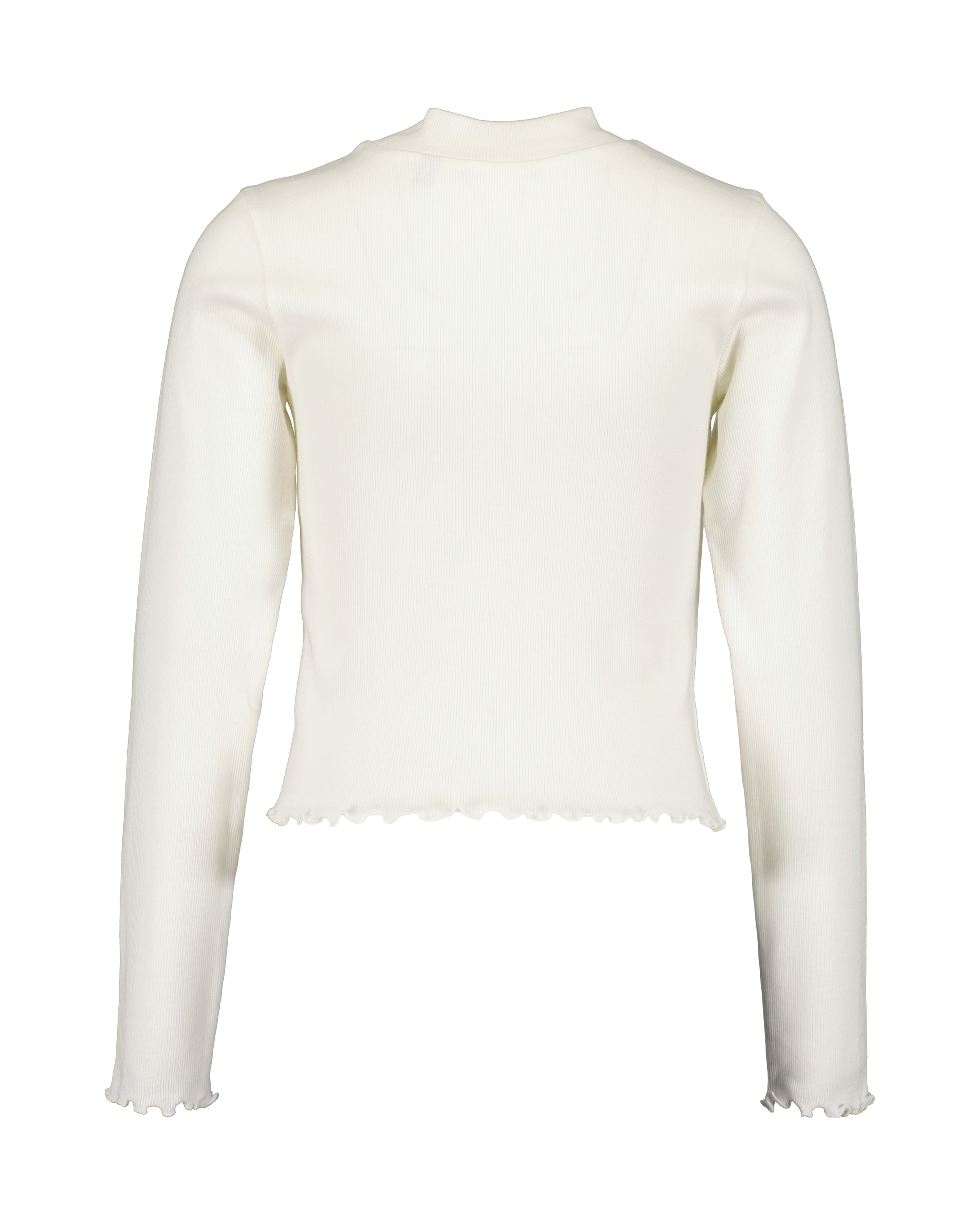 Blue Seven Langarmshirt mit schmalem Stehkragen und tollen Wellenkanten