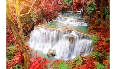 Papermoon Fototapete »Huay Mae Kamin Autumn Waterfall« kaufen