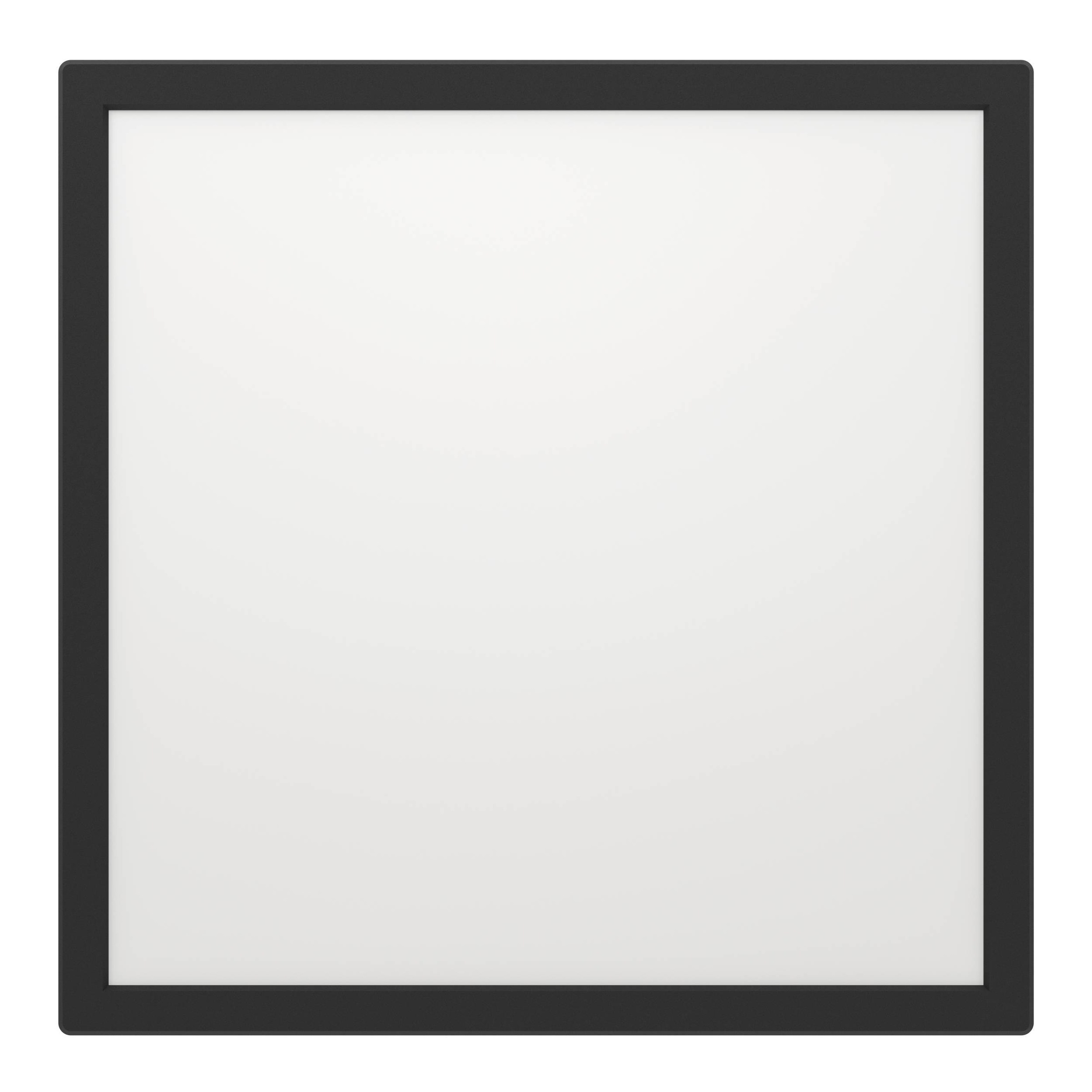 EGLO Deckenleuchte »Rovito-R Deckenlampe, Deckenbeleuchtung, Badlampe, Kunststoff, IP44« LED-Modul 1 Stk. Kaltweiß | Neutralweiß | Warmweiß Wand-/Deckenleuchte - L39 x B39 x H3 cm - schwarz - 17,6W inkl.