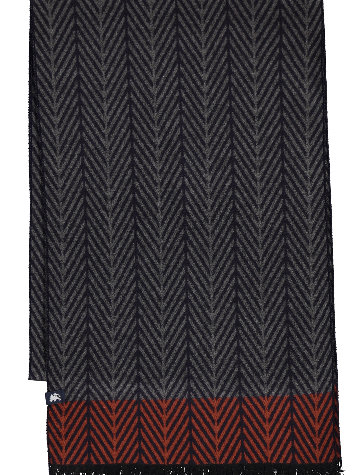 LERROS Wollschal »LERROS Herrenschal mit Fischgrat-Muster«