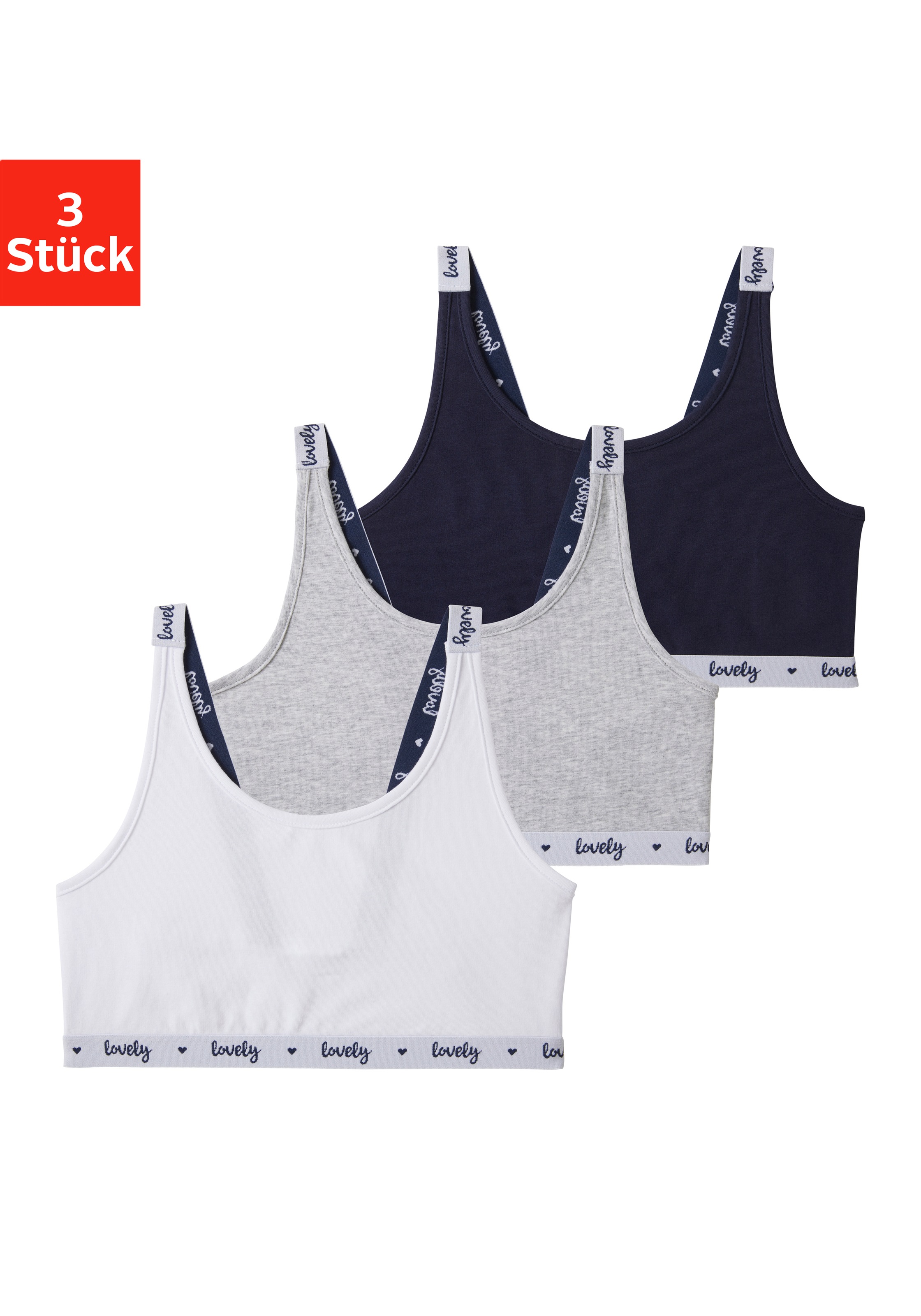 Buffalo Mädchen Bustier Packung in bunt, Größe N-Gr