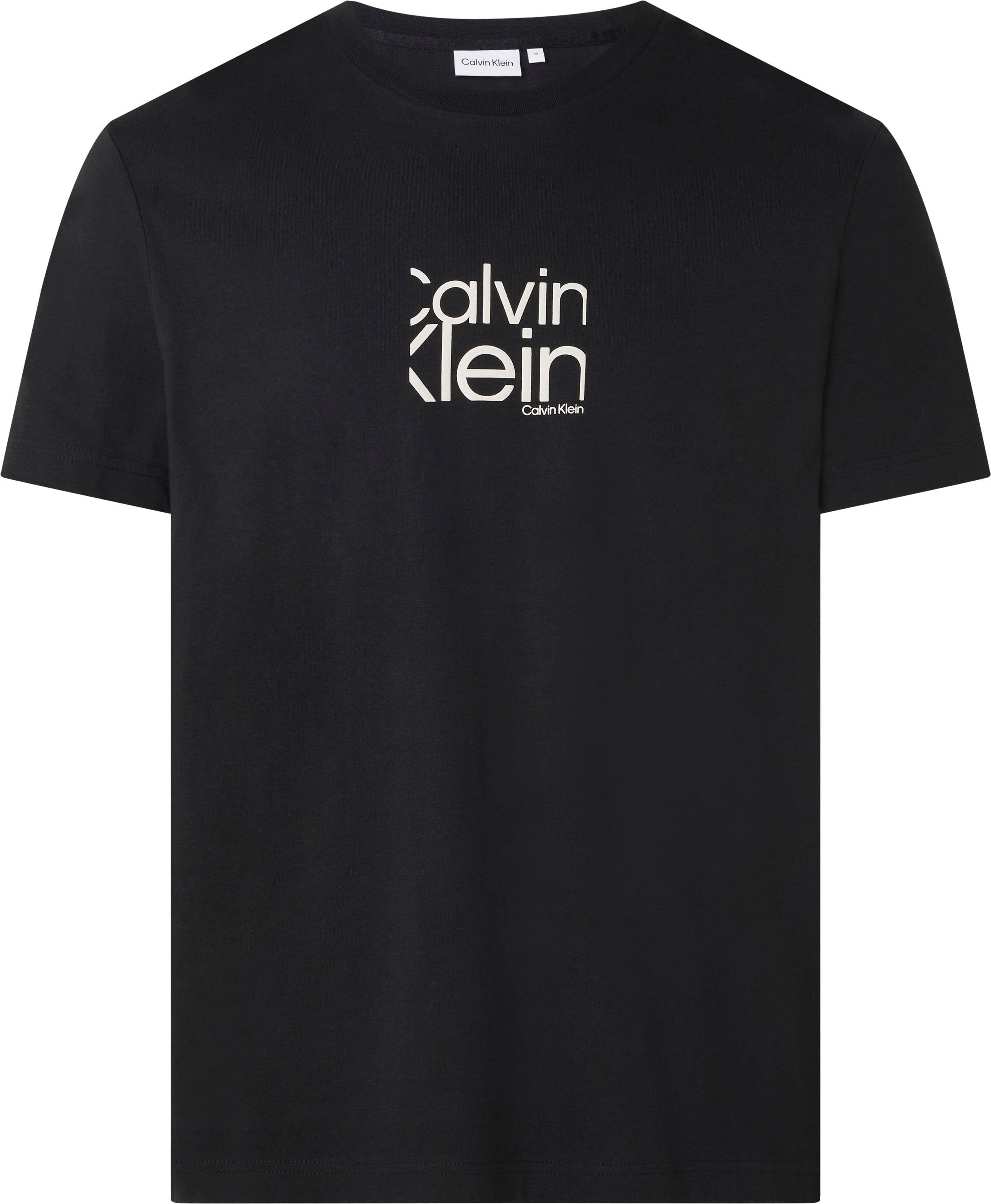 Calvin Klein Kurzarmshirt, mit Calvin shoppen OTTO der bei Brust Klein online Logo auf