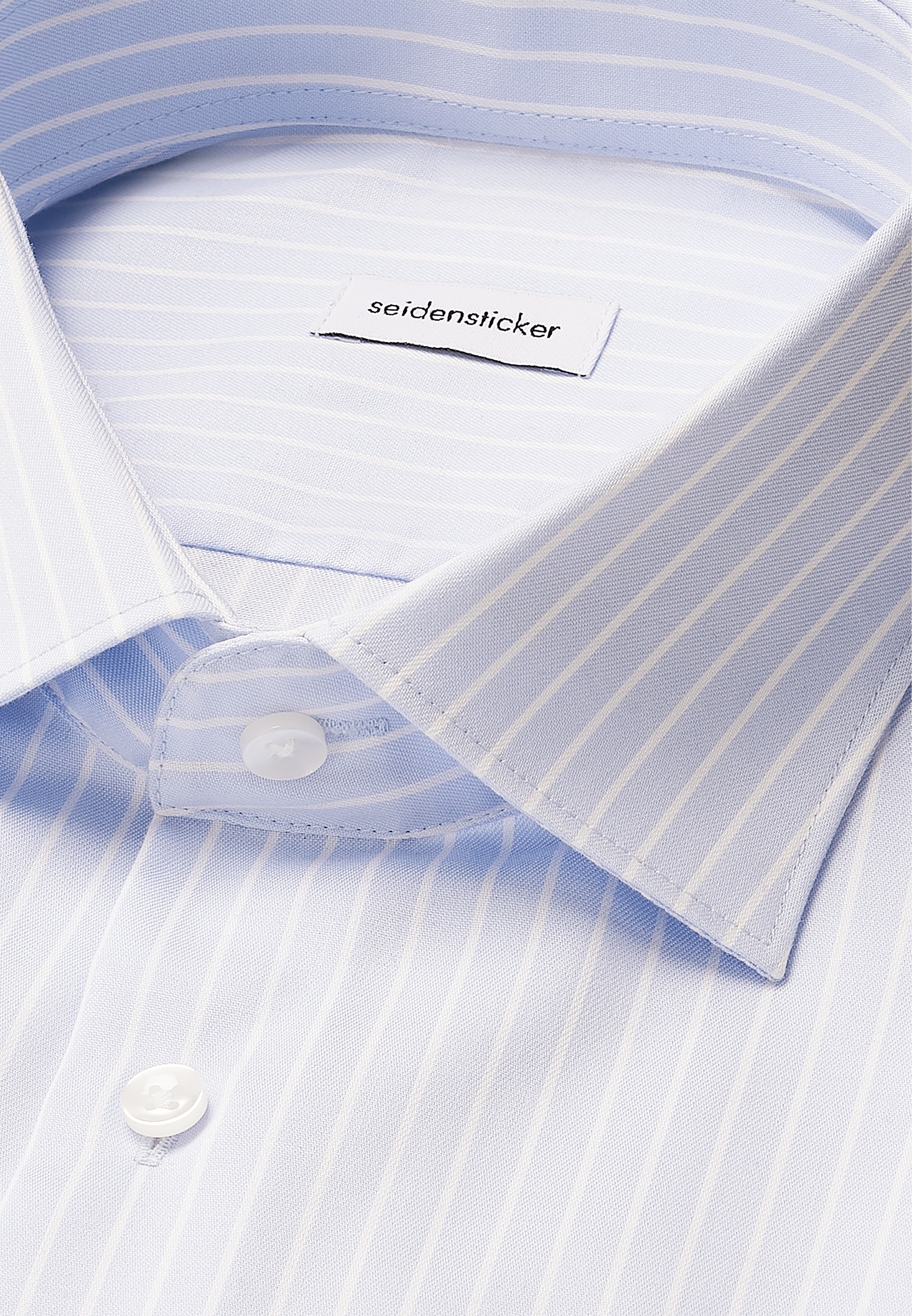 seidensticker Businesshemd »Schwarze Rose«, Slim 1/1 Kentkragen Gestreift