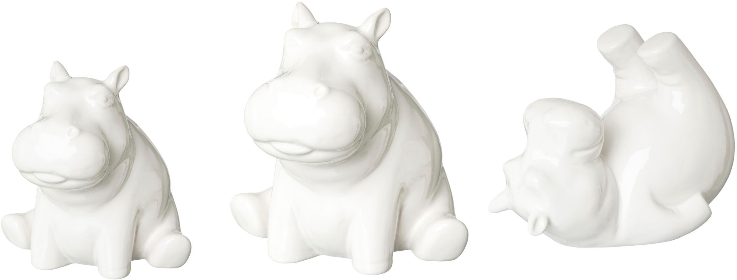 Creativ home Tierfigur »Deko-Figur Nilpferd«