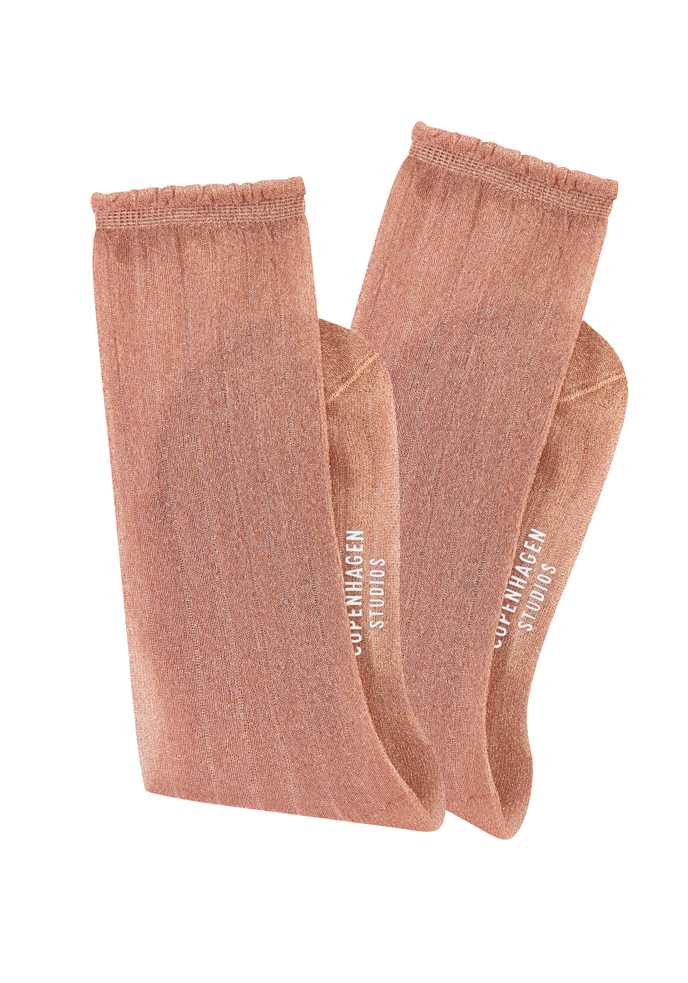 Copenhagen Studios Langsocken Packung, 2 Paar tlg. transparent und mit Glitzer