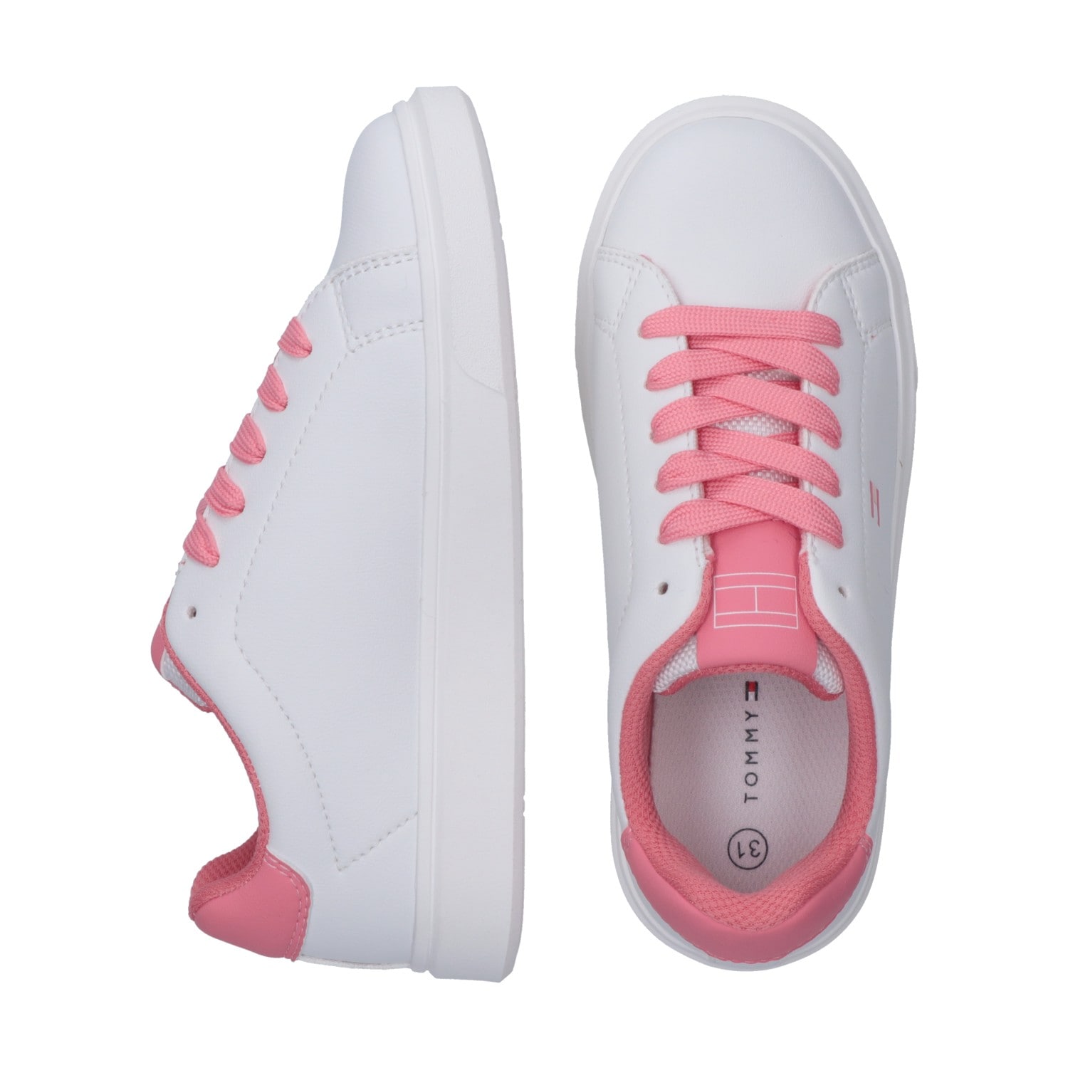 Tommy Hilfiger Sneaker  Schnürschuh, Halbschuh, Capsule Sneaker mit farblicher Logoverzierung