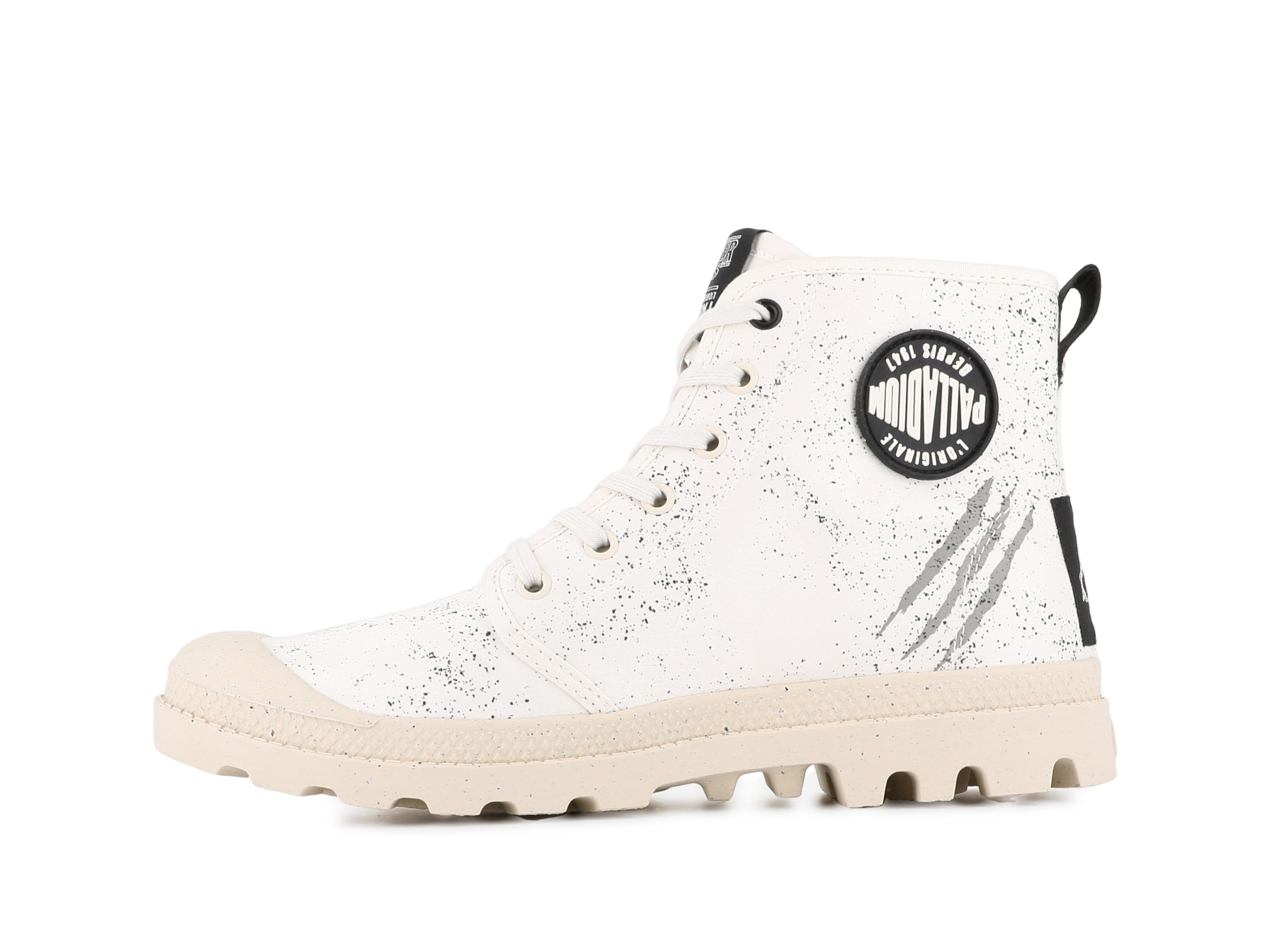 Palladium Schnürboots »STRANGER THINGS X PAMPA DEMODOG«, Schnürstiefel aus Canvas mit Print