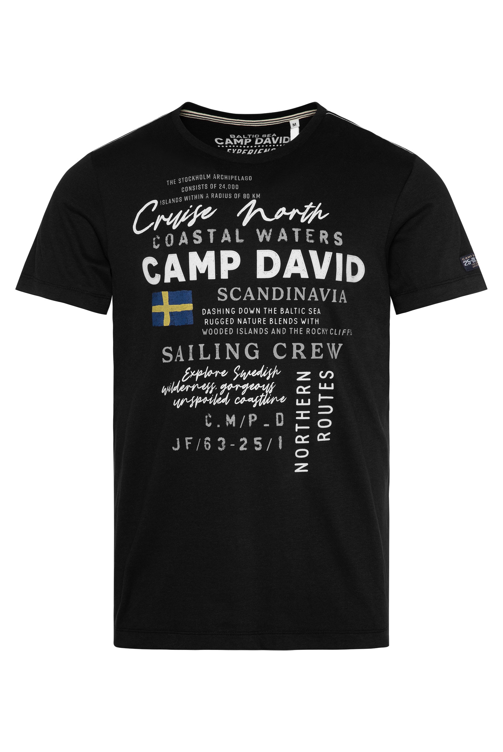 CAMP DAVID Print-Shirt, mit maritimen Prints