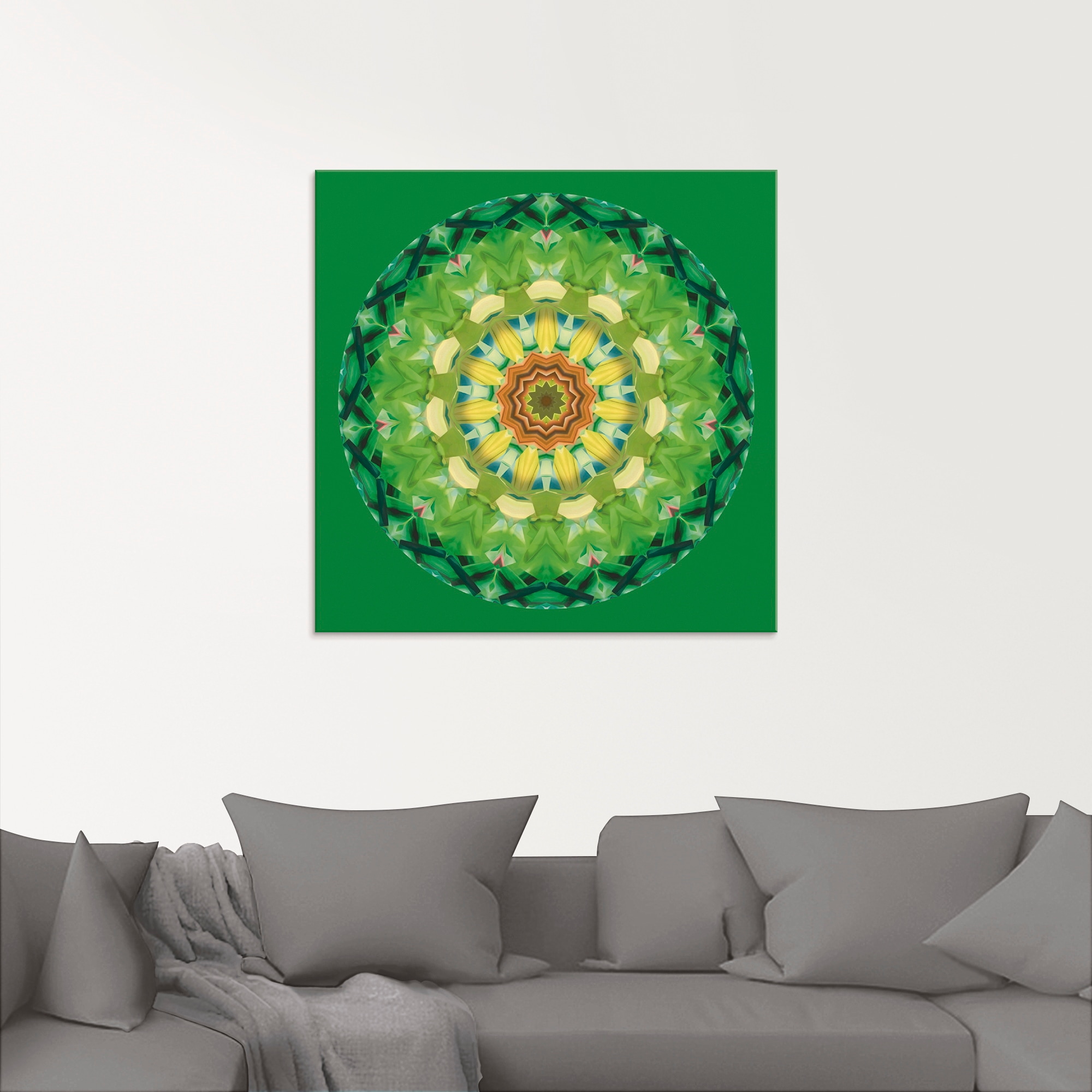 Artland Glasbild »Mandala II«, Muster, (1 St.), in verschiedenen Größen