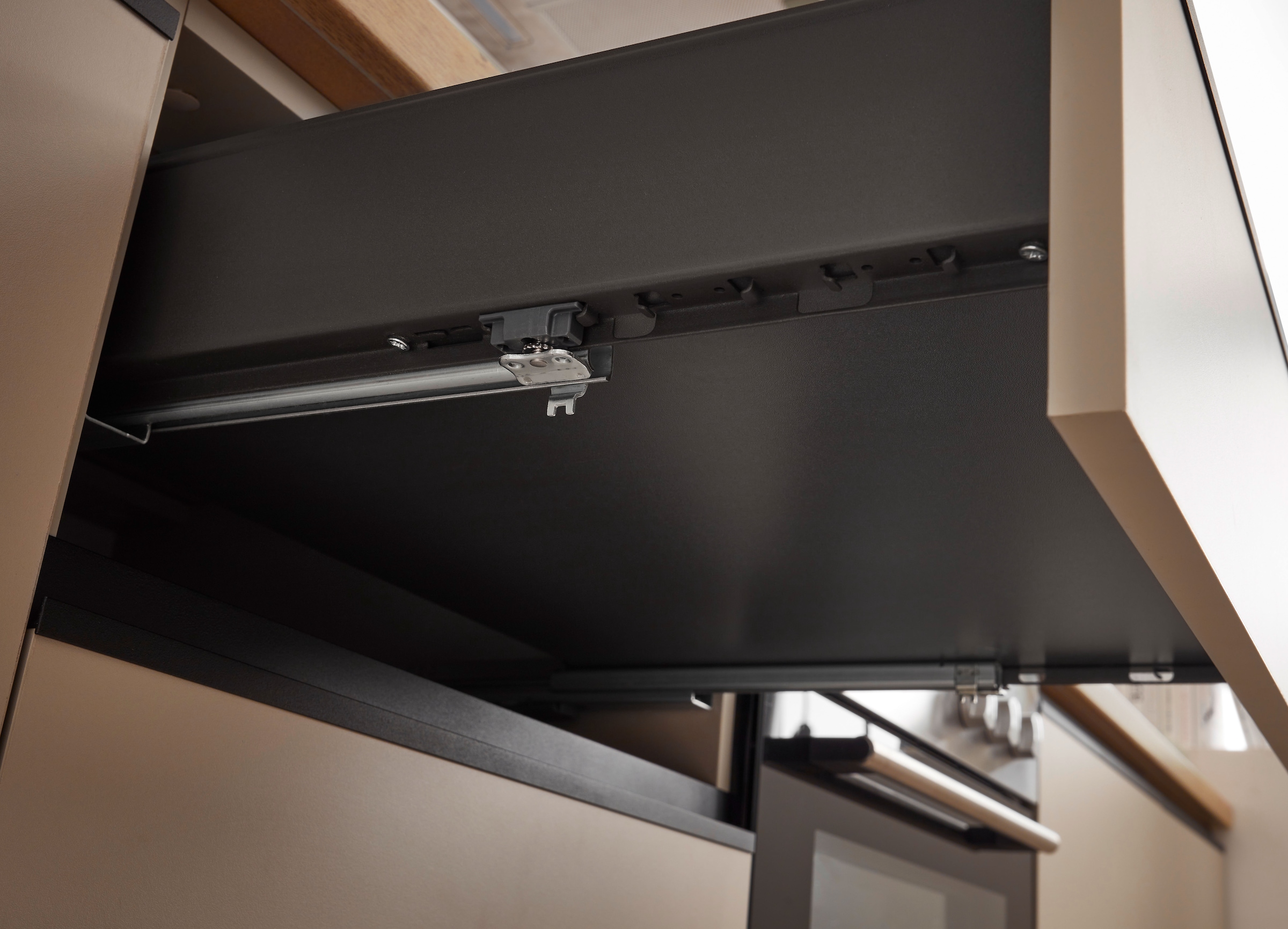 BASIC by Balculina Küchenzeile »Nizza B/H/T 220x211x60 cm« Breite 220 cm, wahlweise mit E-Geräten und Induktionskochfeld