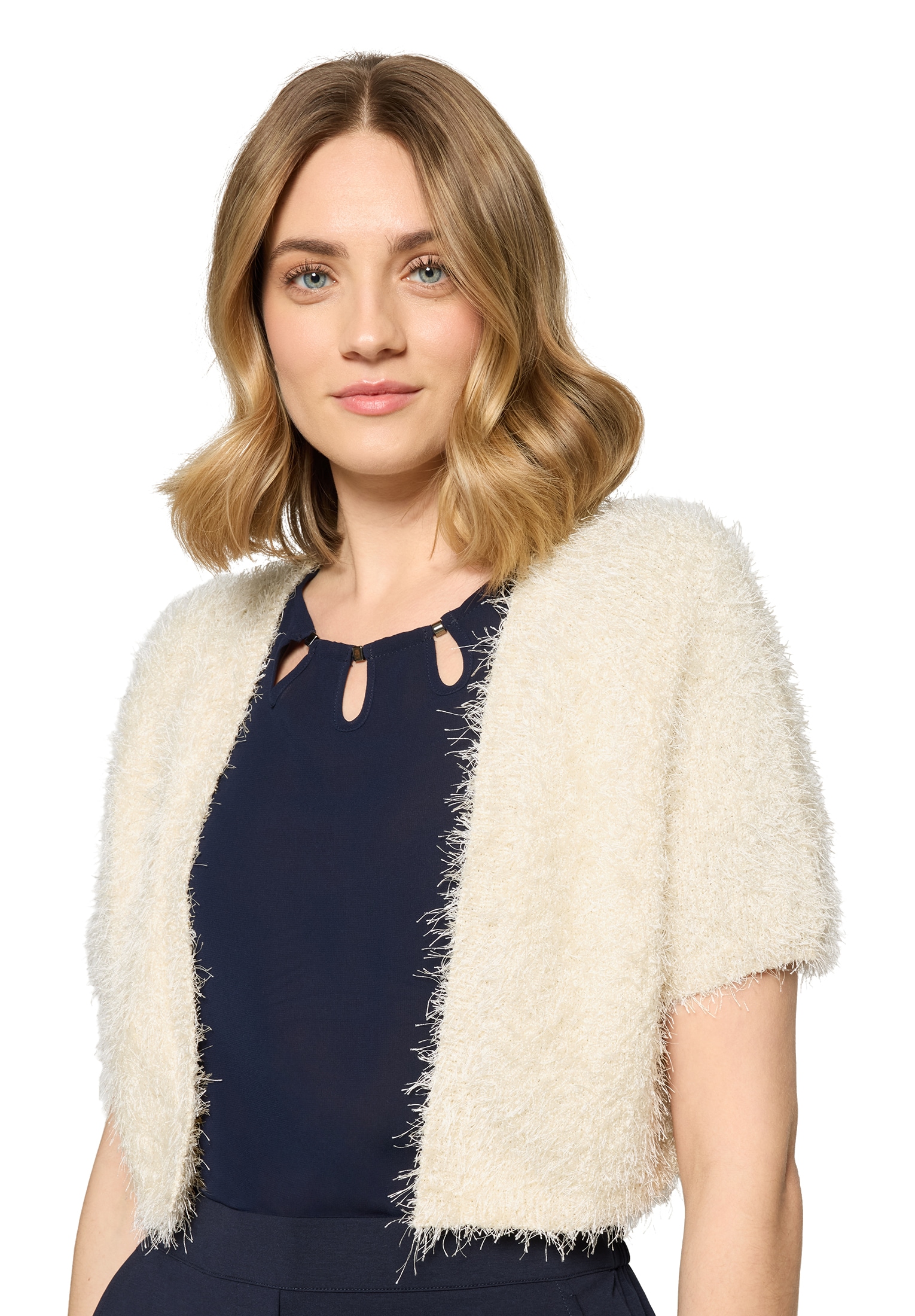 Vera Mont Strickjacke »Sommer-Strickjacke mit Effektgarn«