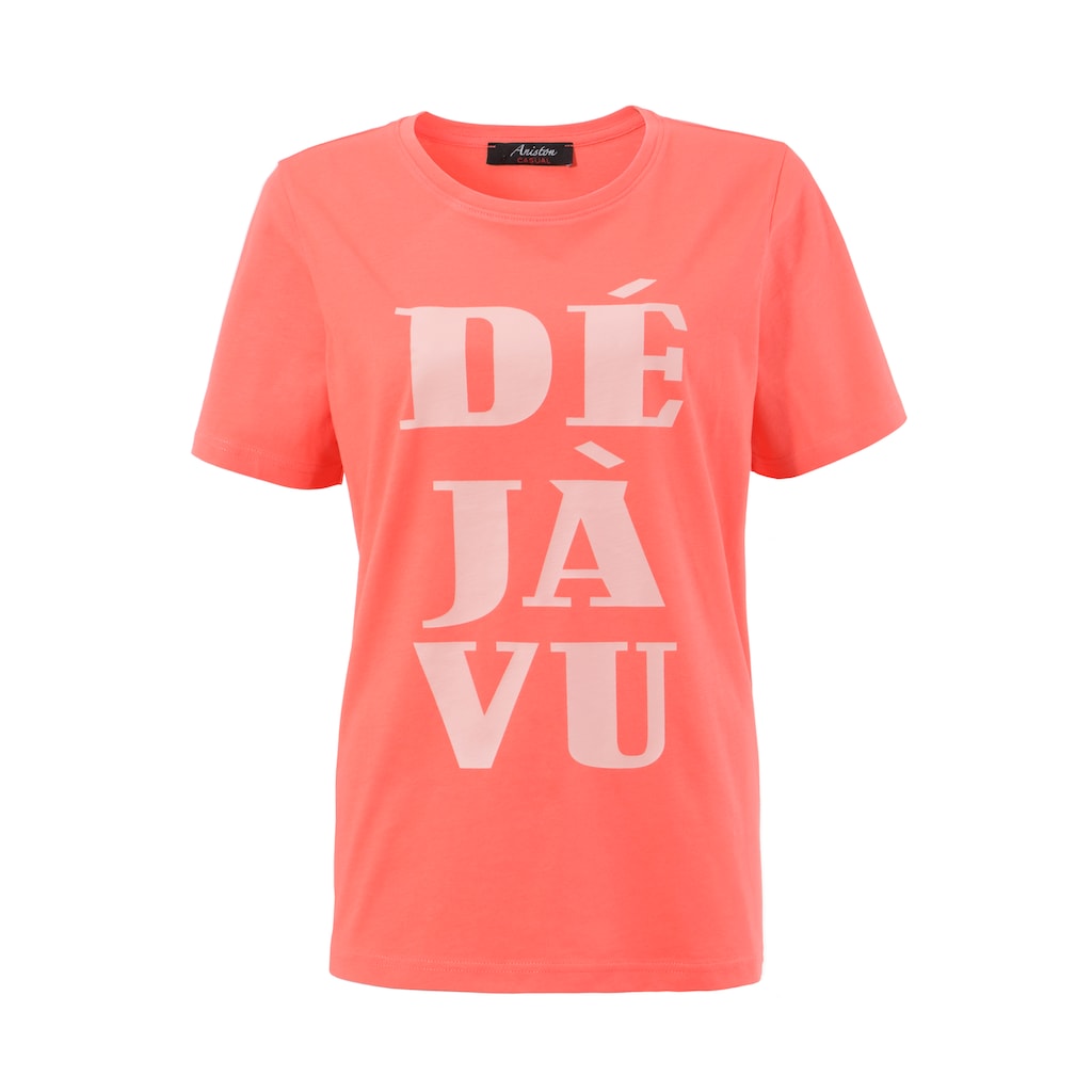 Aniston CASUAL T-Shirt, mit Déjá-vu