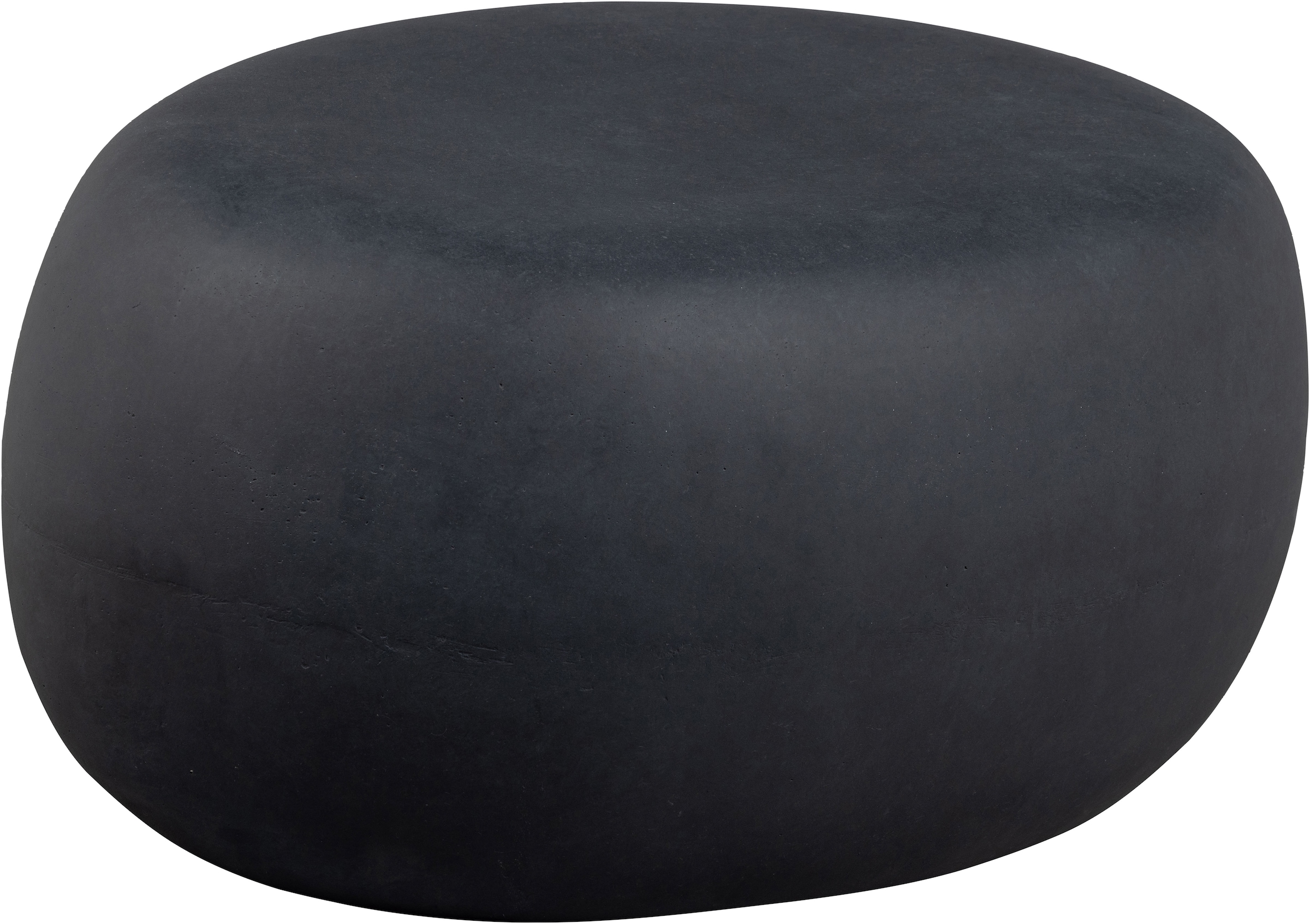 WOOOD Beistelltisch »Pebble aus Fiberclay mit abgerundeter organischer Form« Tragkraft 90 kg, Glasfaser-Ton-Gemisch, offene Materialstruktur