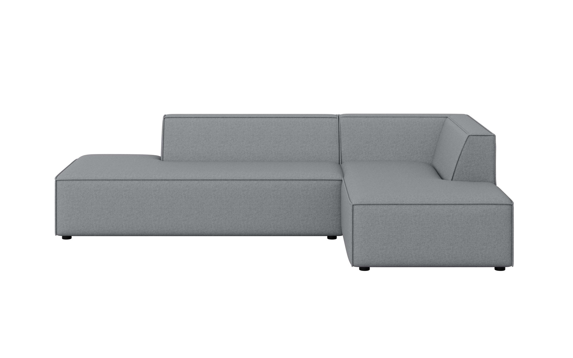 INOSIGN Ecksofa »Ecksofa Cavan mit Ottomane links oder rechts bestellbar«, L-Form mit Wellenunterfederung, Maße B/T/H: 270/180/72 cm