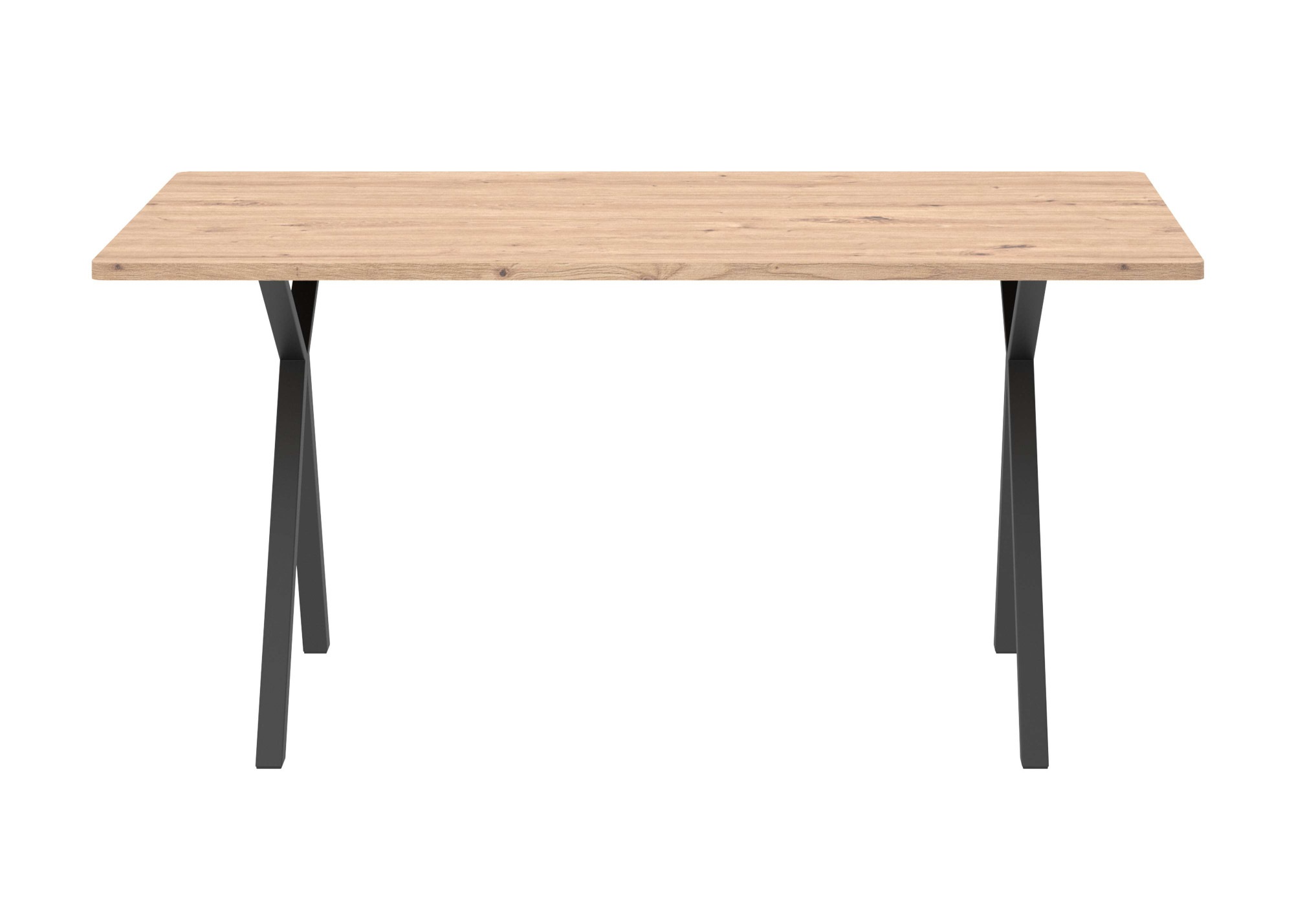 Home affaire Esstisch »Aretha Tisch, Esszimmertisch, Küchentisch«, (1 St.), Esstisch mit X Gestell, 4 Metallbeine, Breite 160 cm, fix Tisch