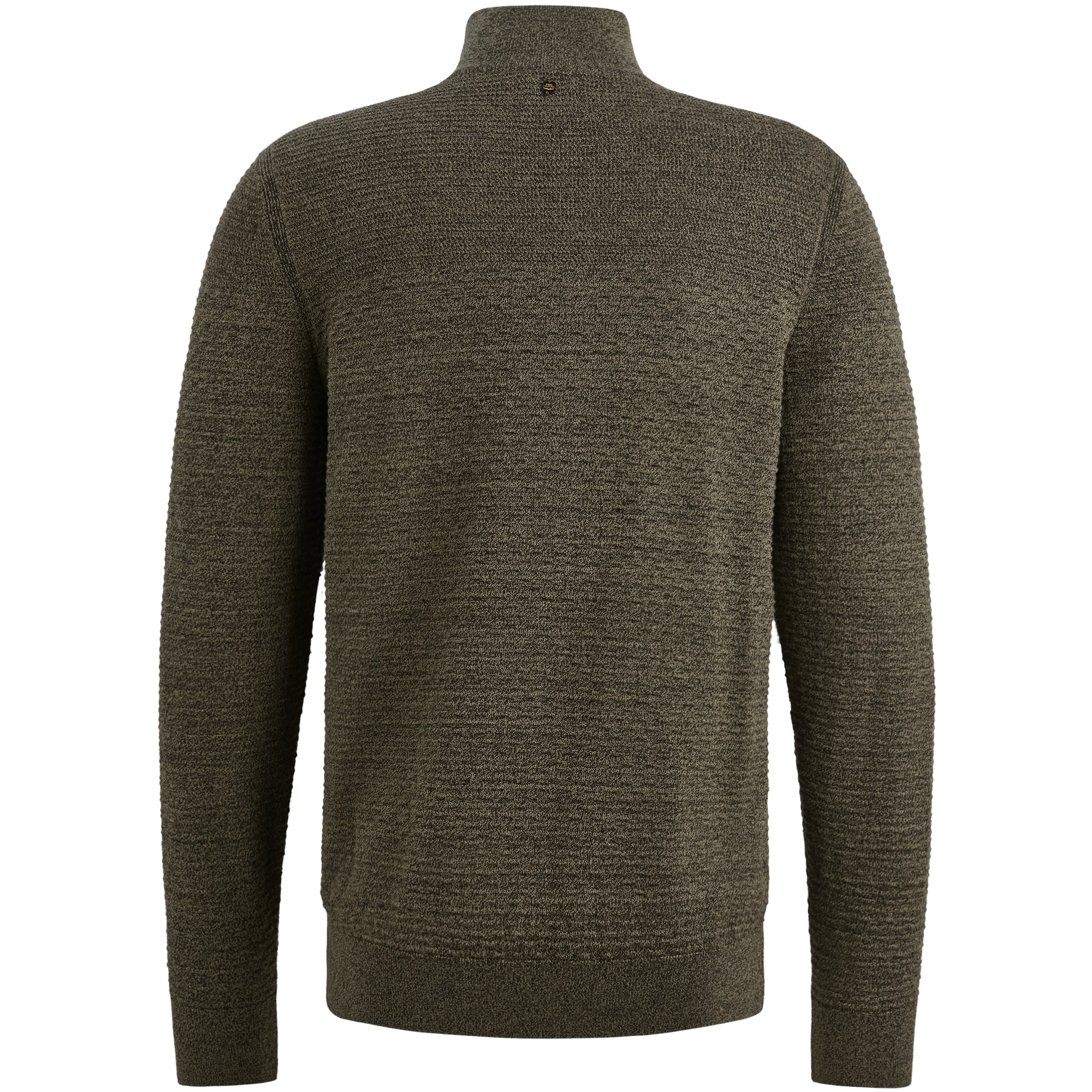 PME LEGEND Troyer mit Struktur-Muster und Logo-Badge